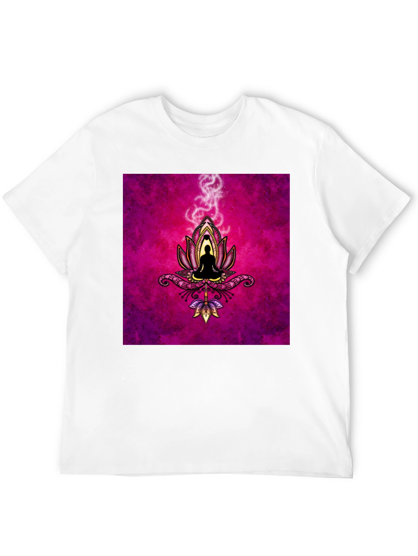 Lotus Meditation T-Shirt - Spiritual Zen Design