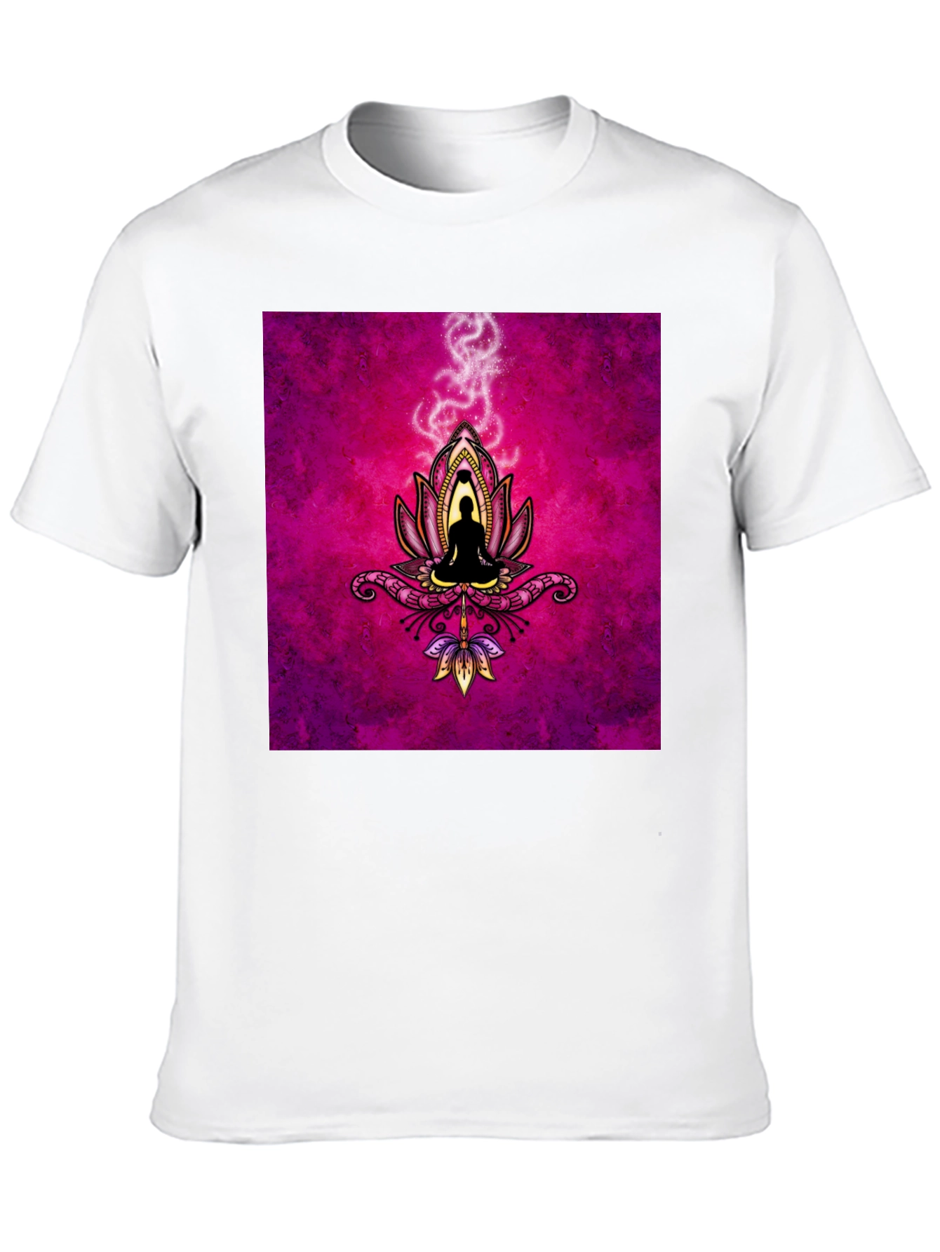 Lotus Meditation T-Shirt - Spiritual Zen Design