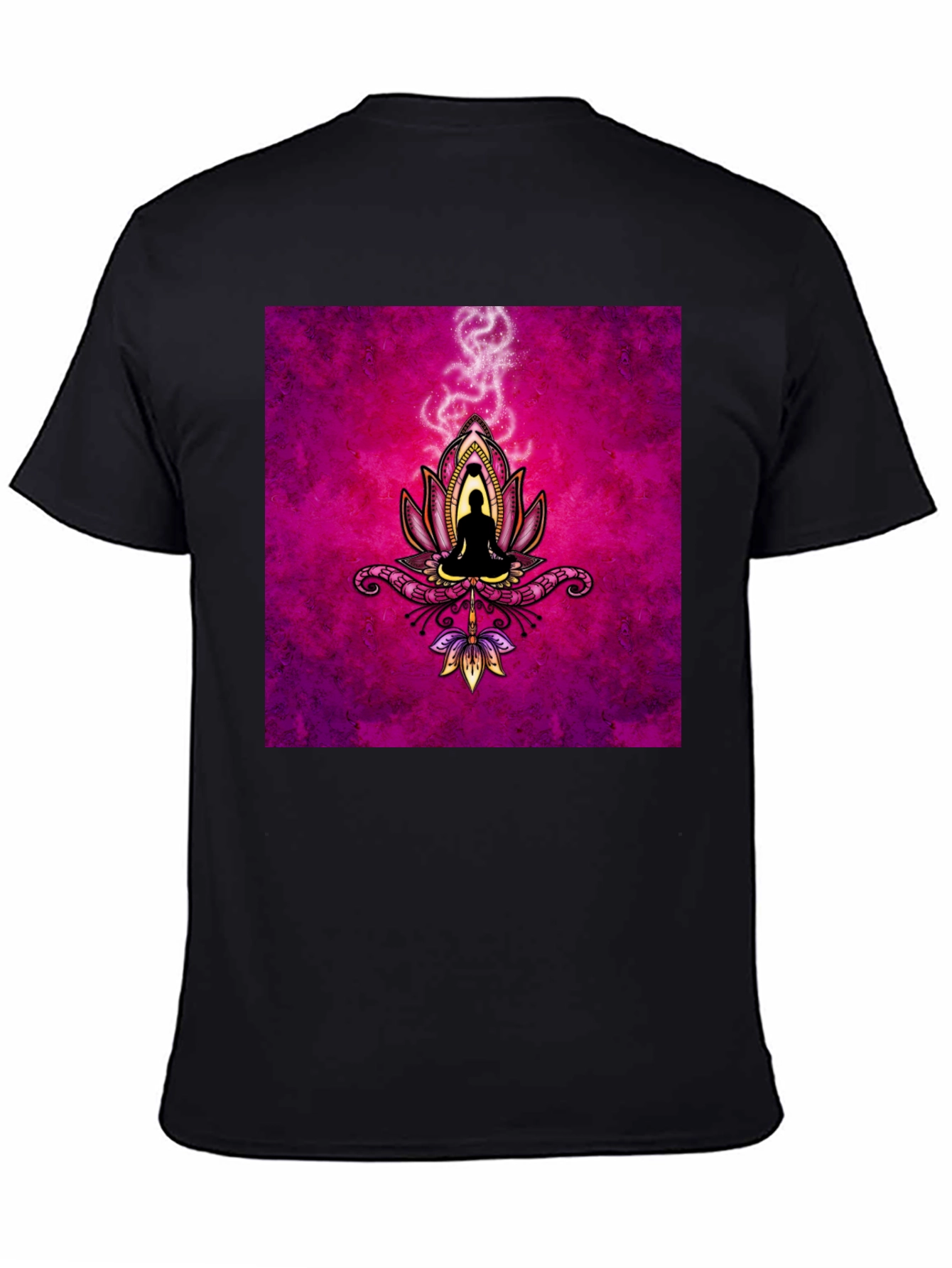 Lotus Meditation T-Shirt - Spiritual Zen Design