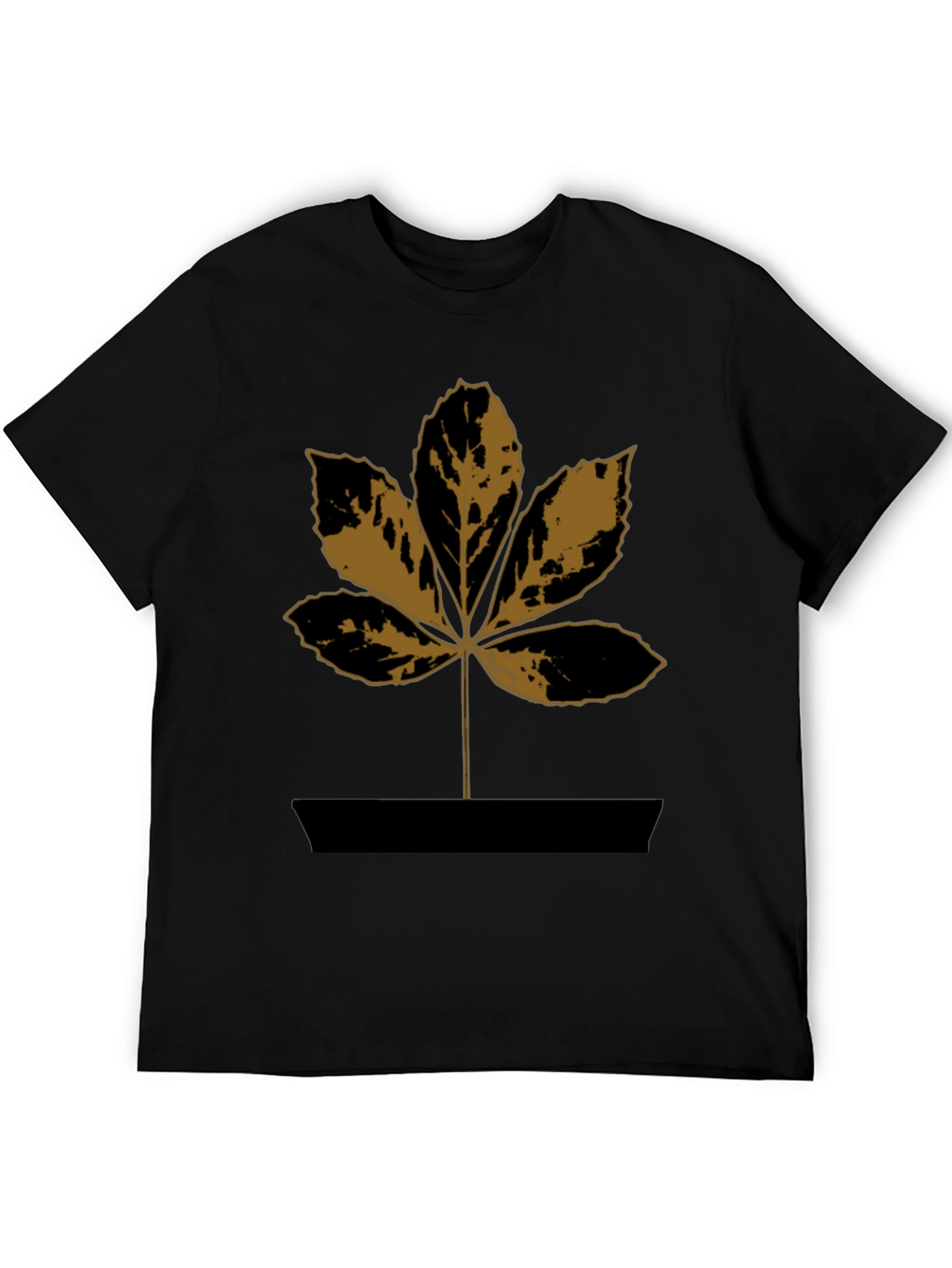 Buckeye Leaf Graphic T-Shirt - Modern Style