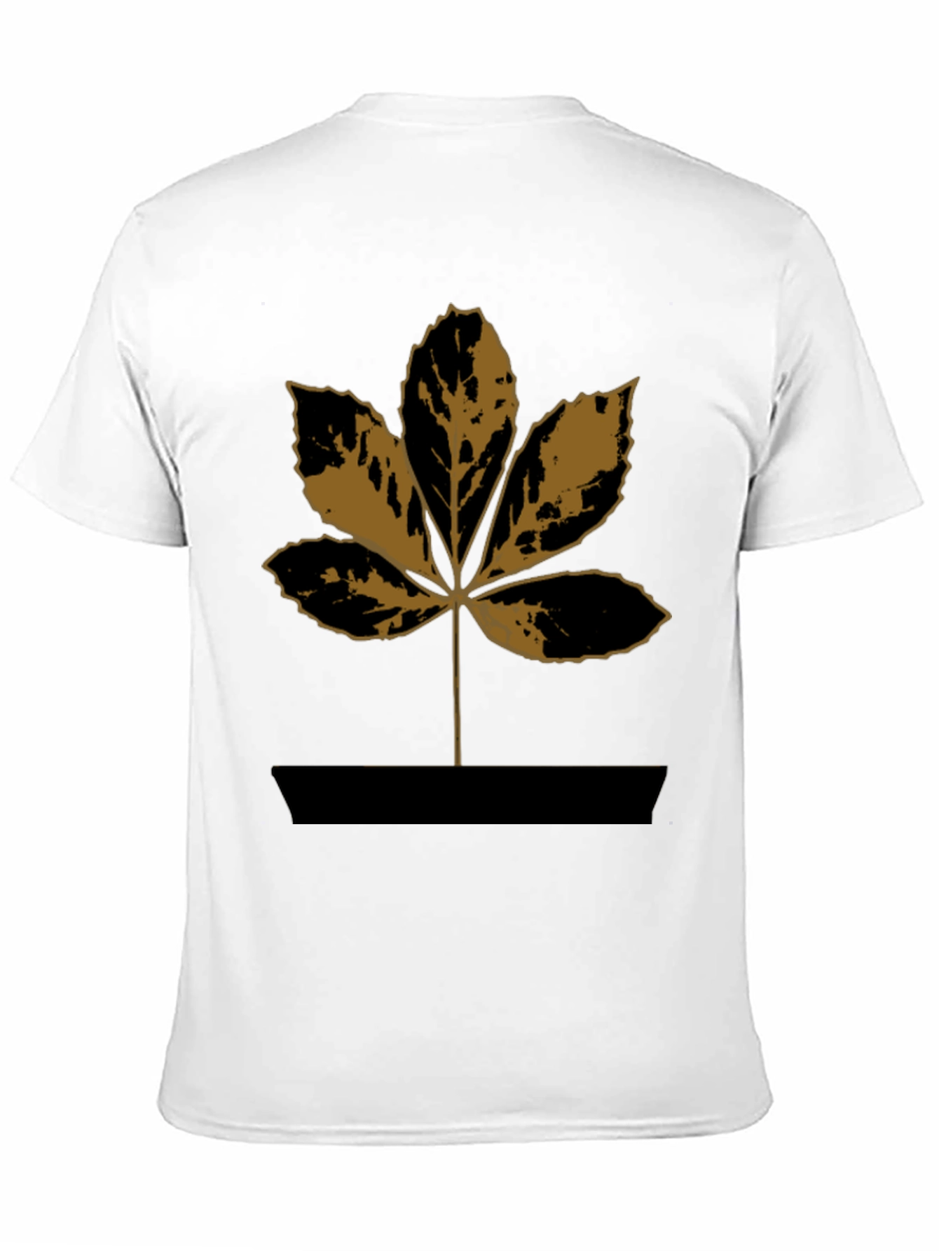 Buckeye Leaf Graphic T-Shirt - Modern Style