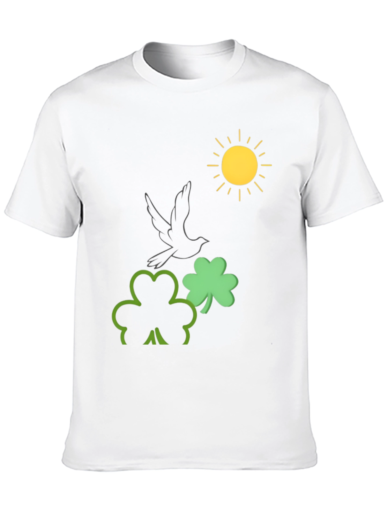 Lucky Clover Graphic Tee - Black