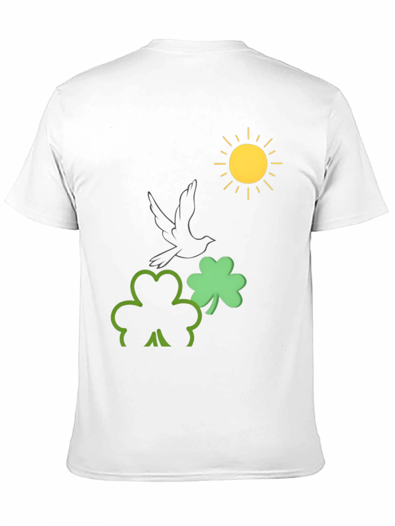 Lucky Clover Graphic Tee - Black