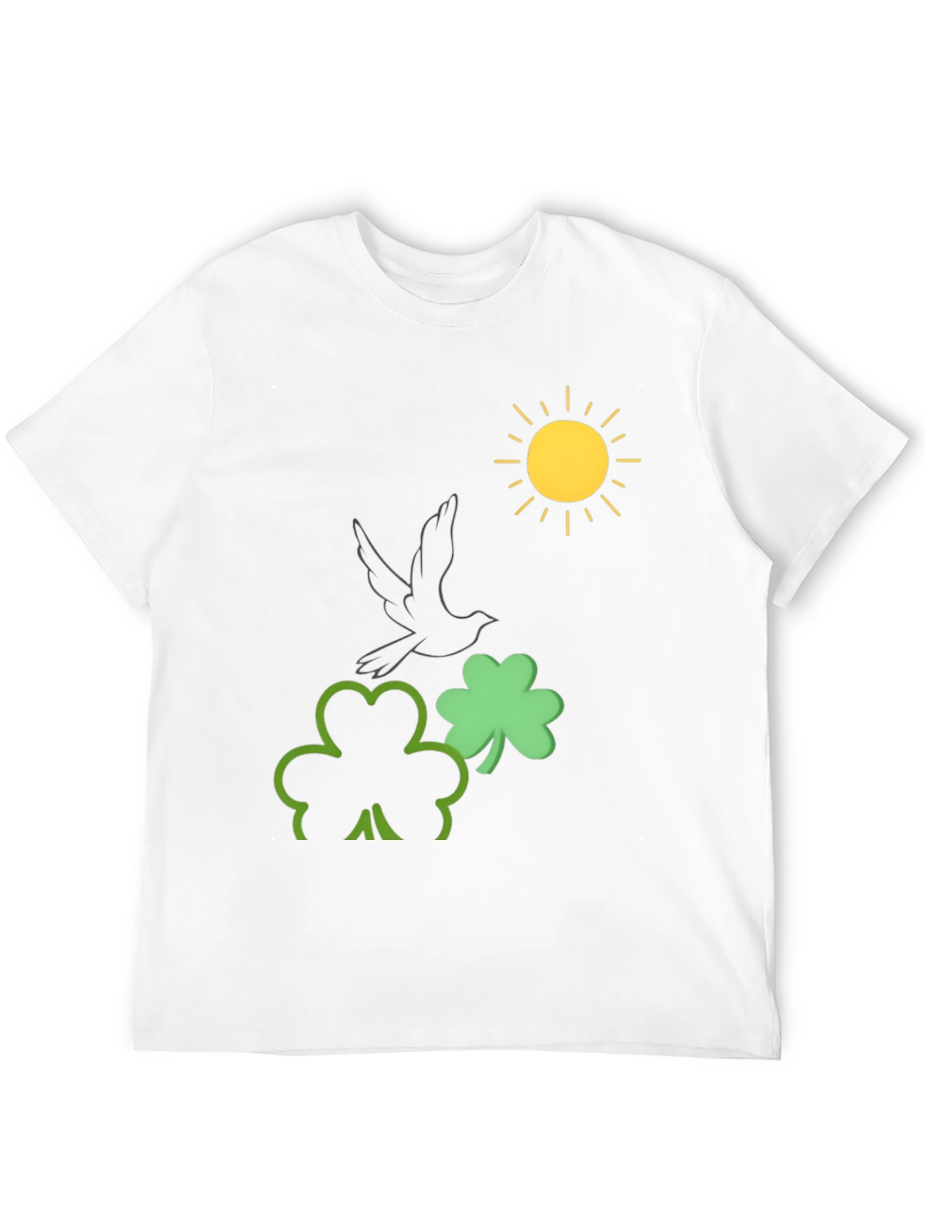 Lucky Clover Graphic Tee - Black