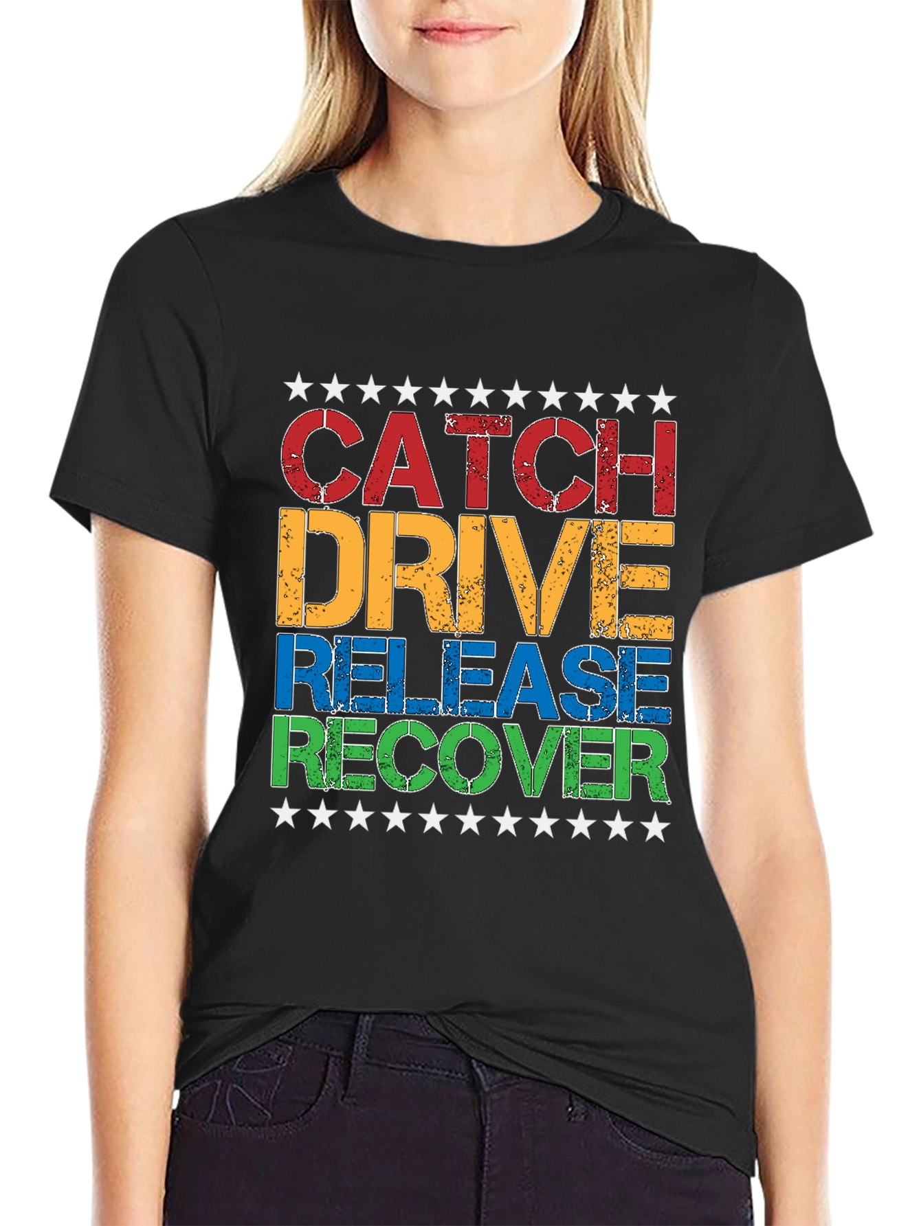 Catch Drive Release Recover T-Shirt
