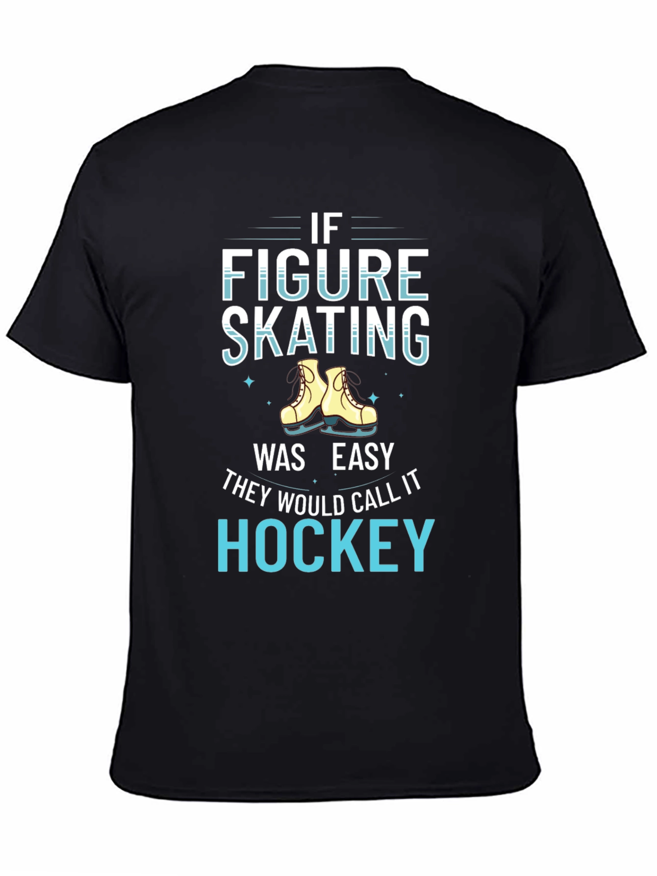 Figure Skating vs Hockey Graphic Tee