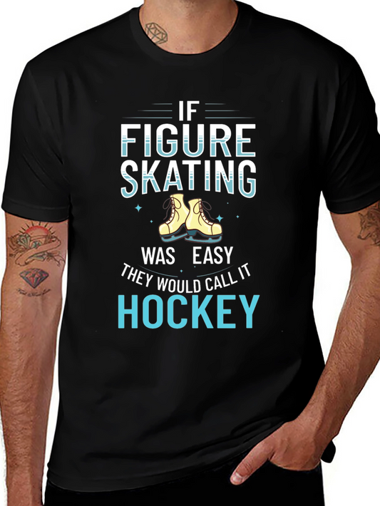 Figure Skating vs Hockey Graphic Tee