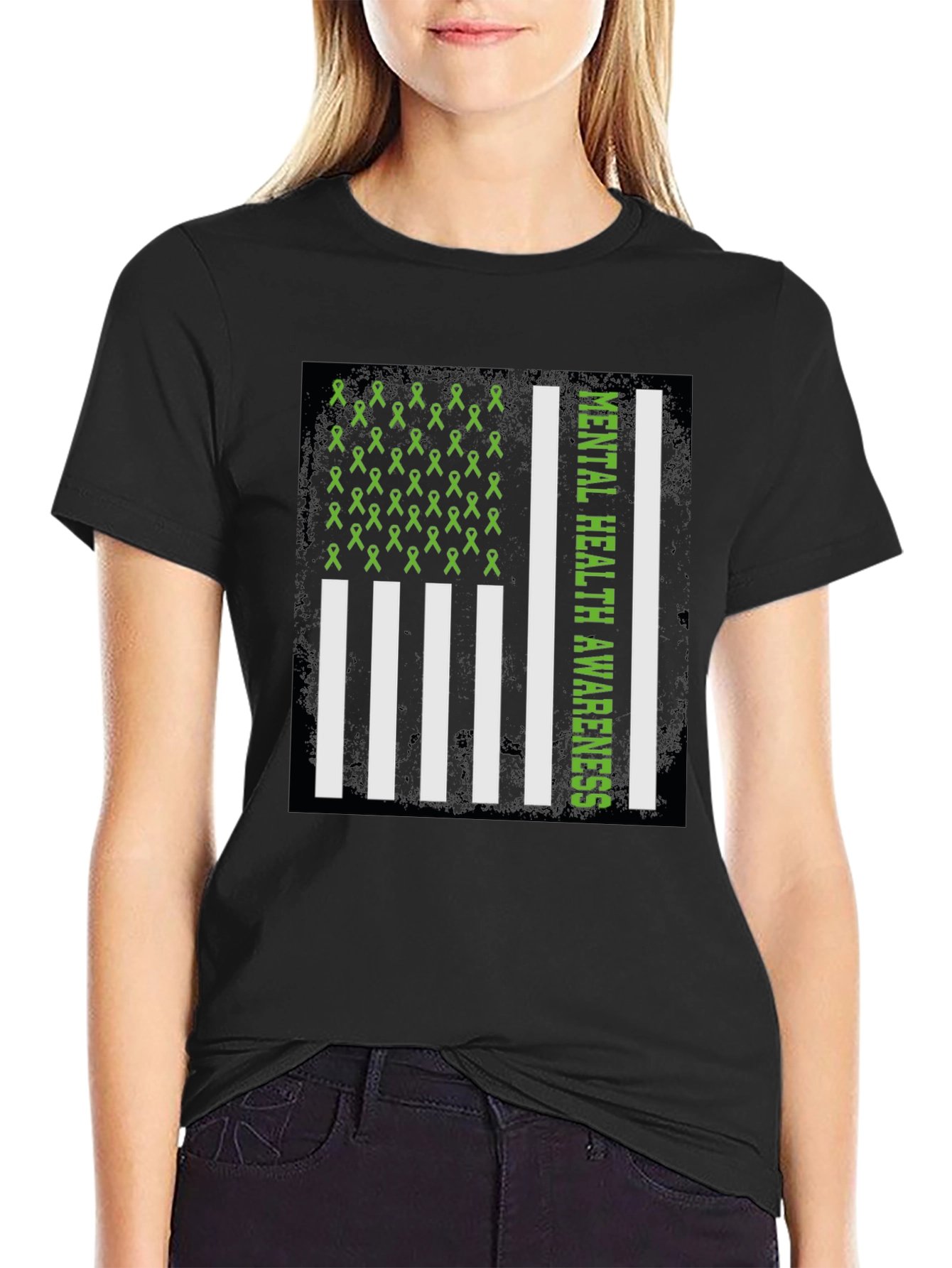 Mental Health Awareness Flag T-Shirt
