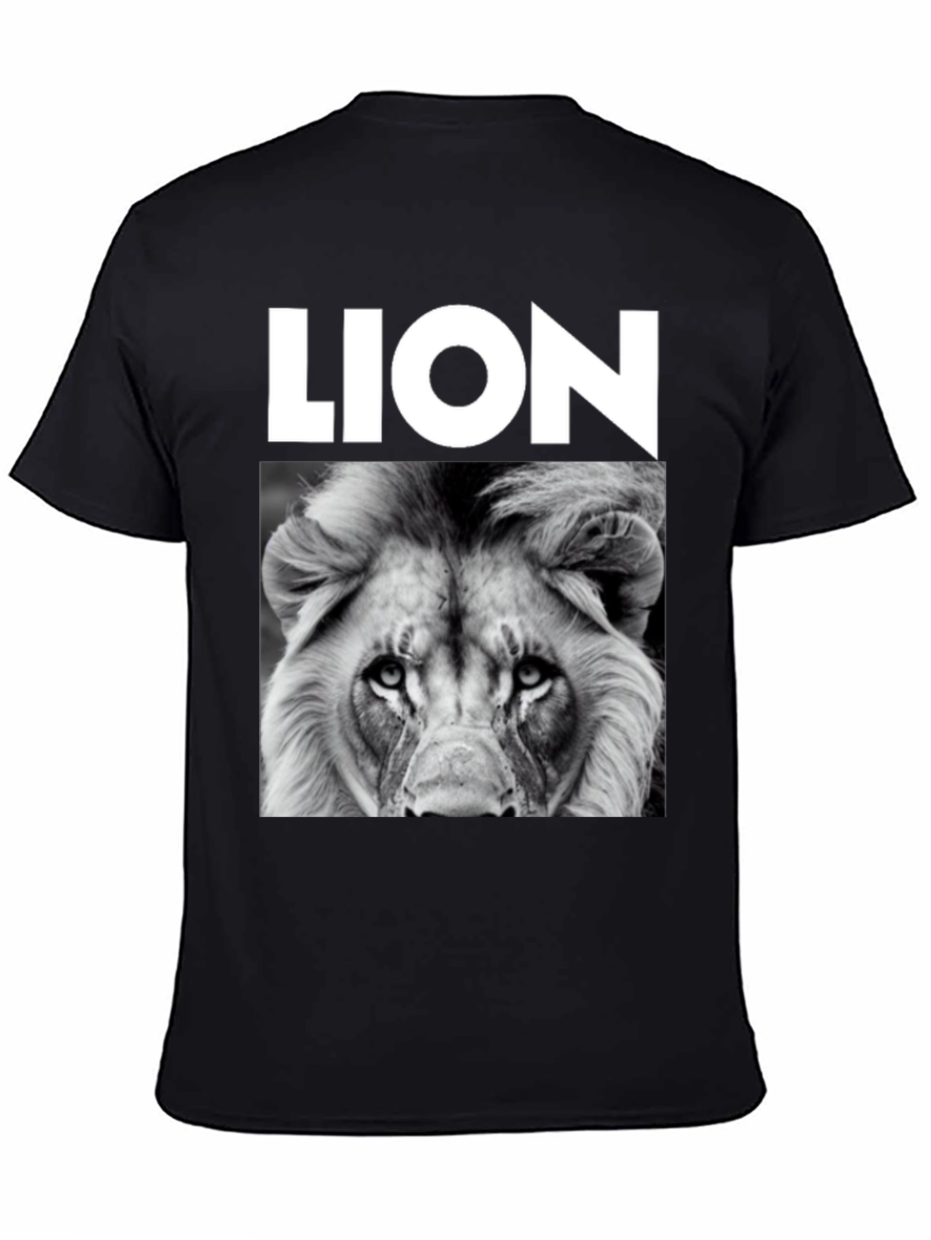 Lion Graphic Print T-Shirt