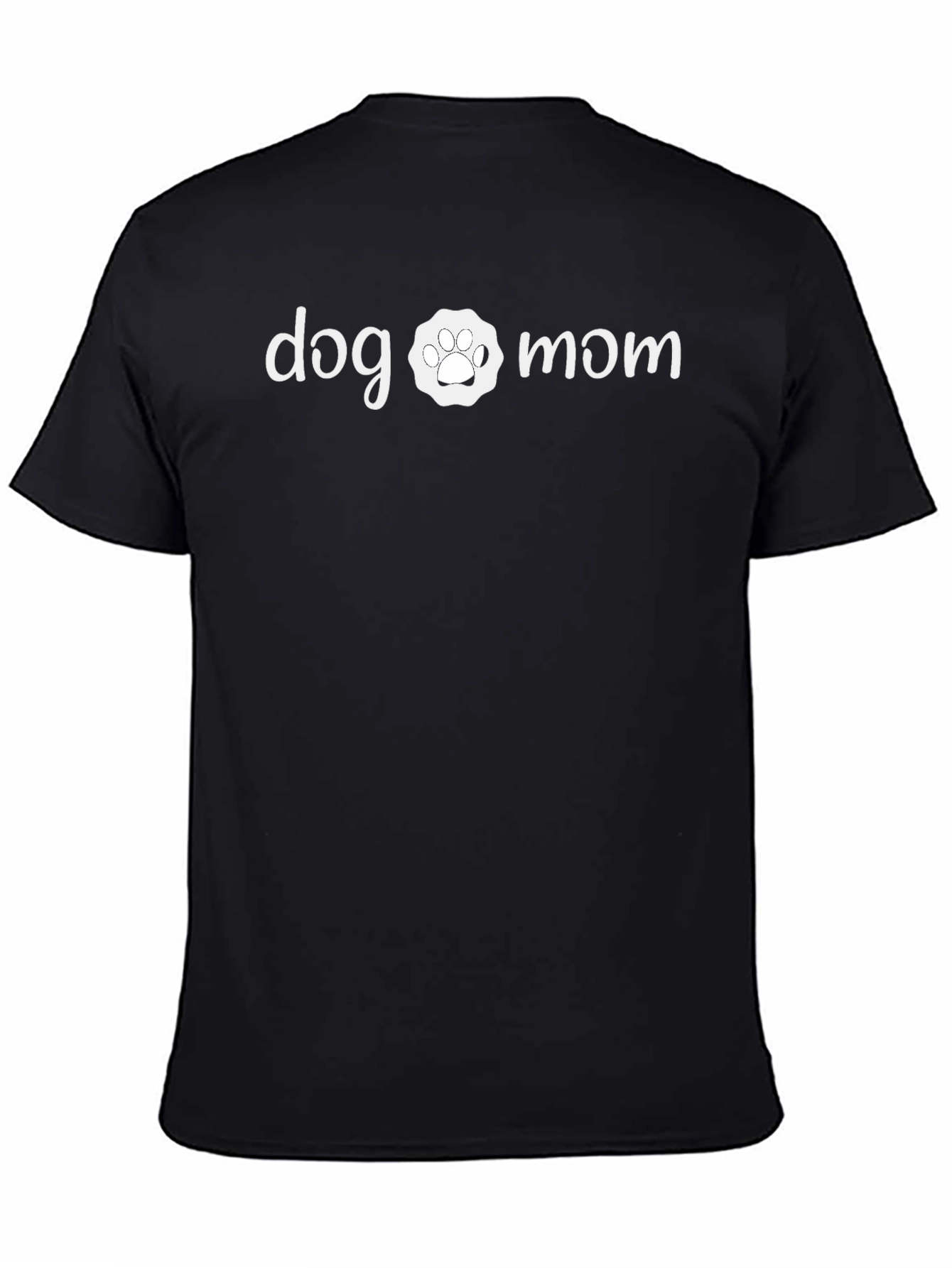 Dog Mom T-Shirt - Cute Paw Print Design