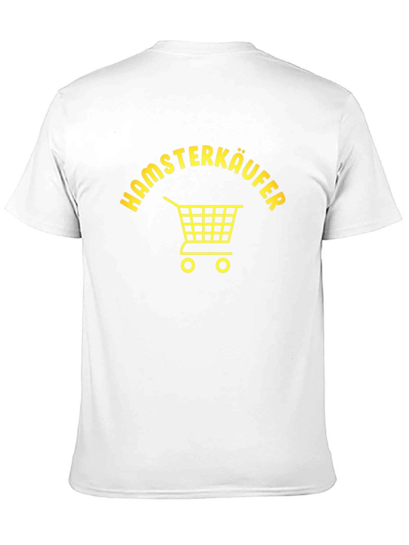 Hamsterkäufer Black T-Shirt - Shopping Cart Graphic