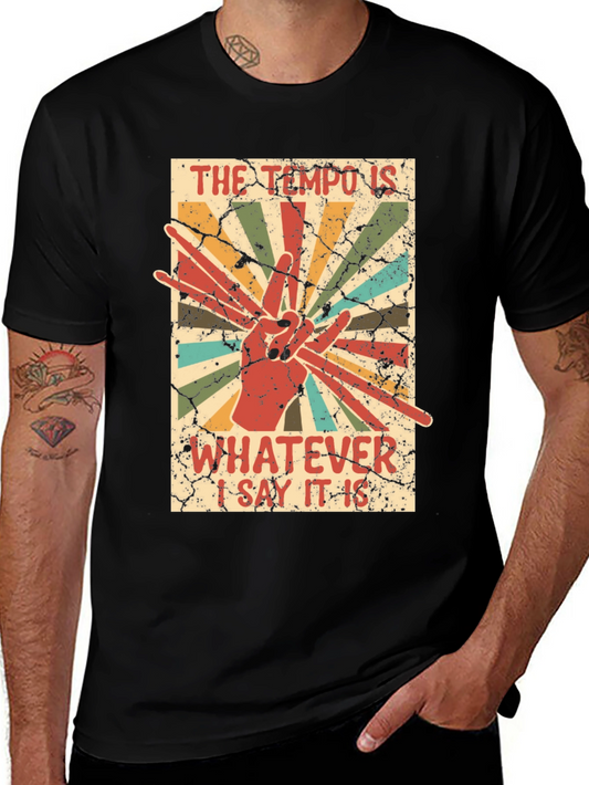Tempo Drummer T-Shirt: Vintage Band Tee