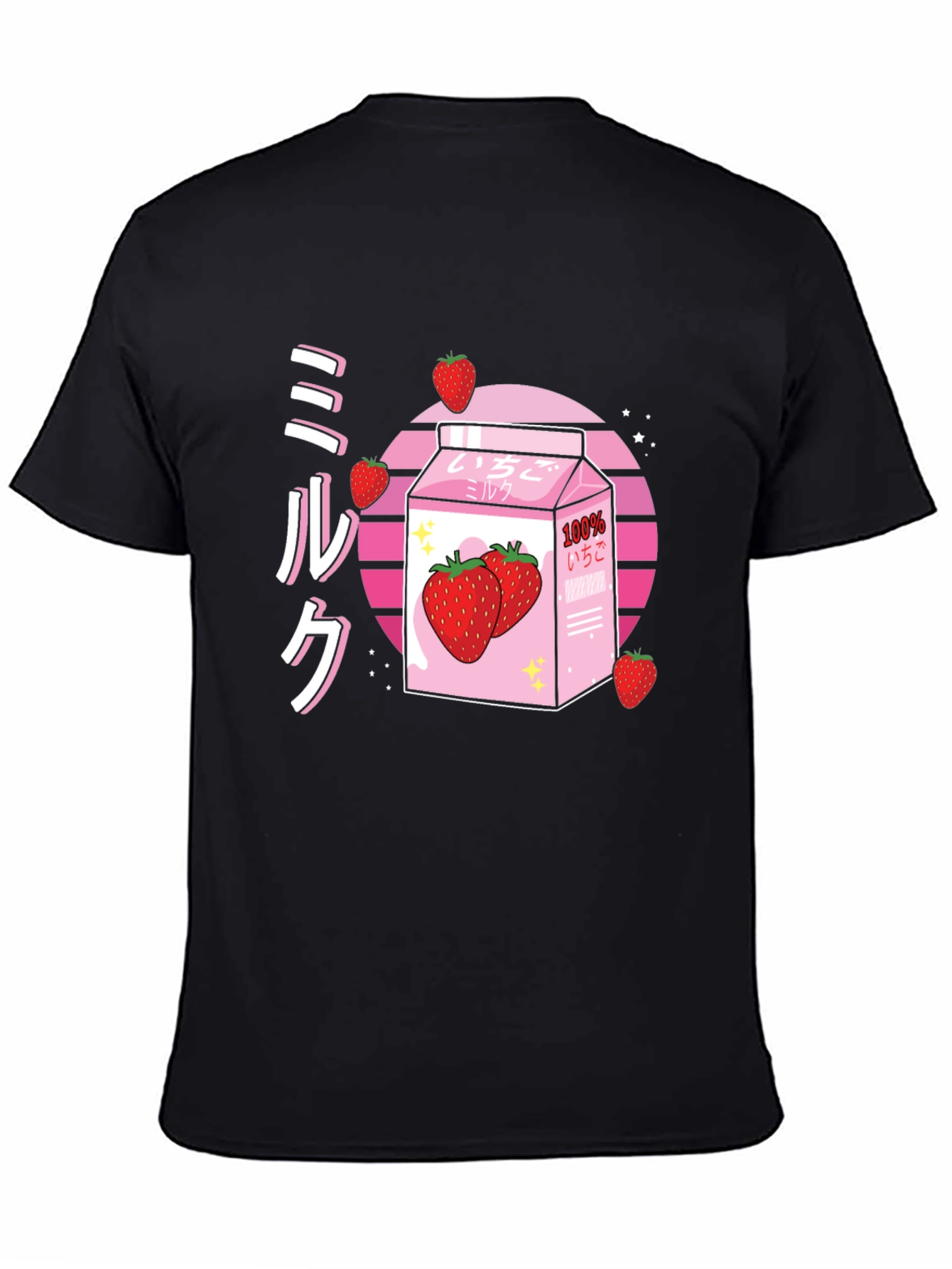 Strawberry Milk T-Shirt - Kawaii Style