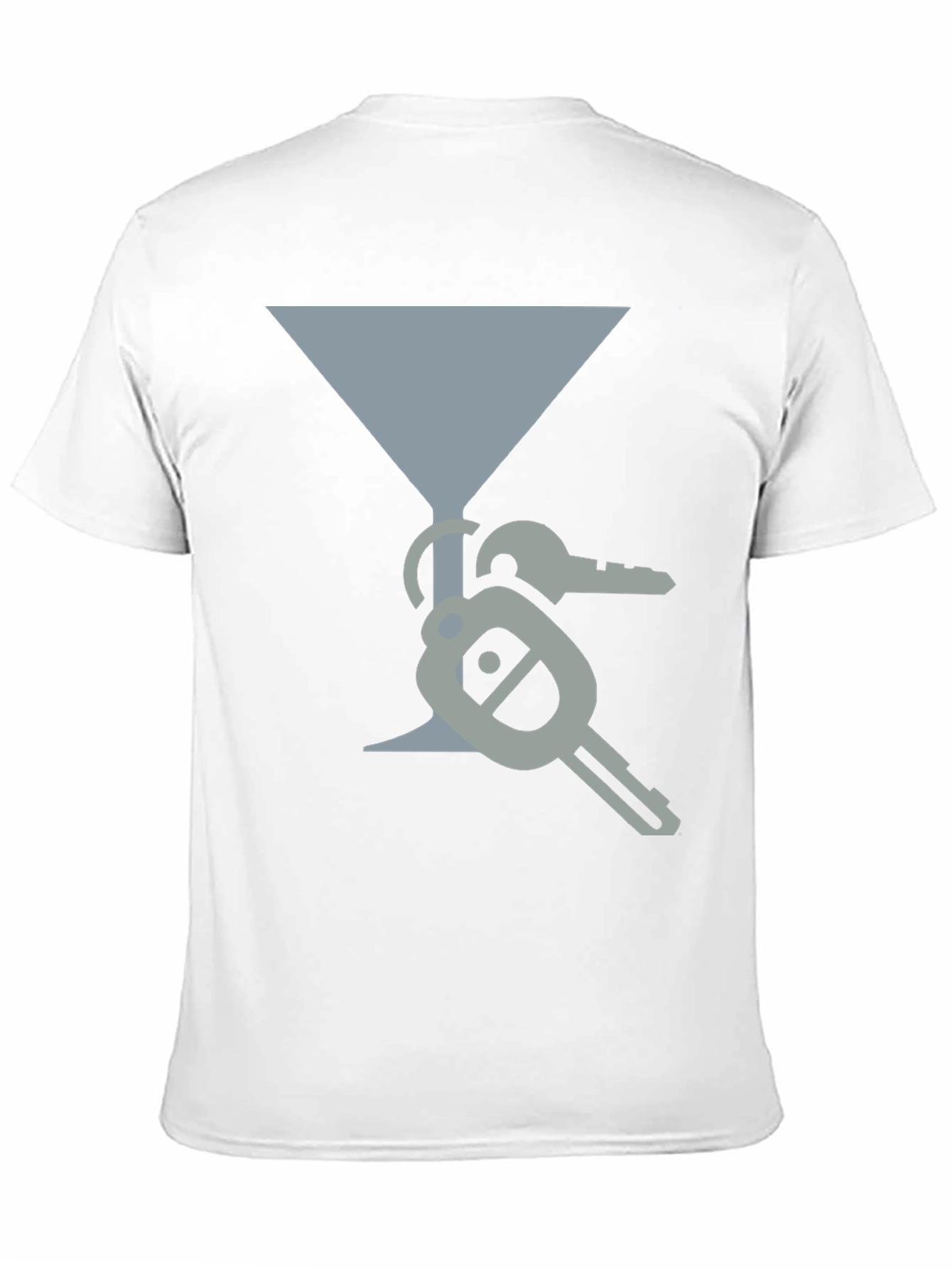 Martini Glass & Keys Graphic Tee