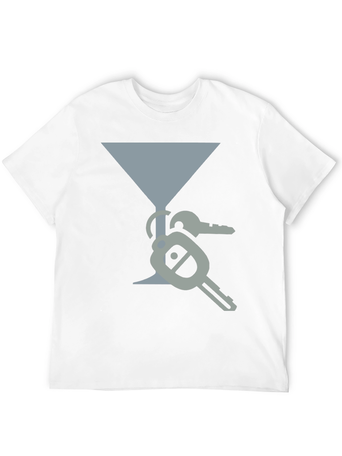 Martini Glass & Keys Graphic Tee