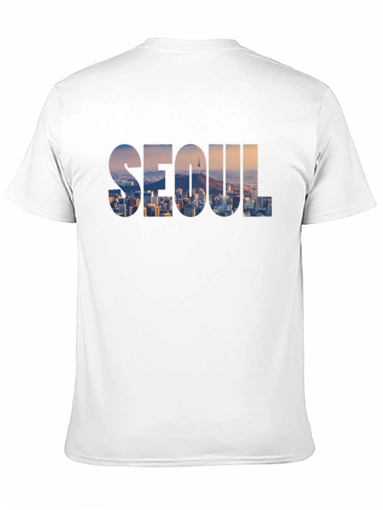 Seoul Skyline Graphic T-Shirt