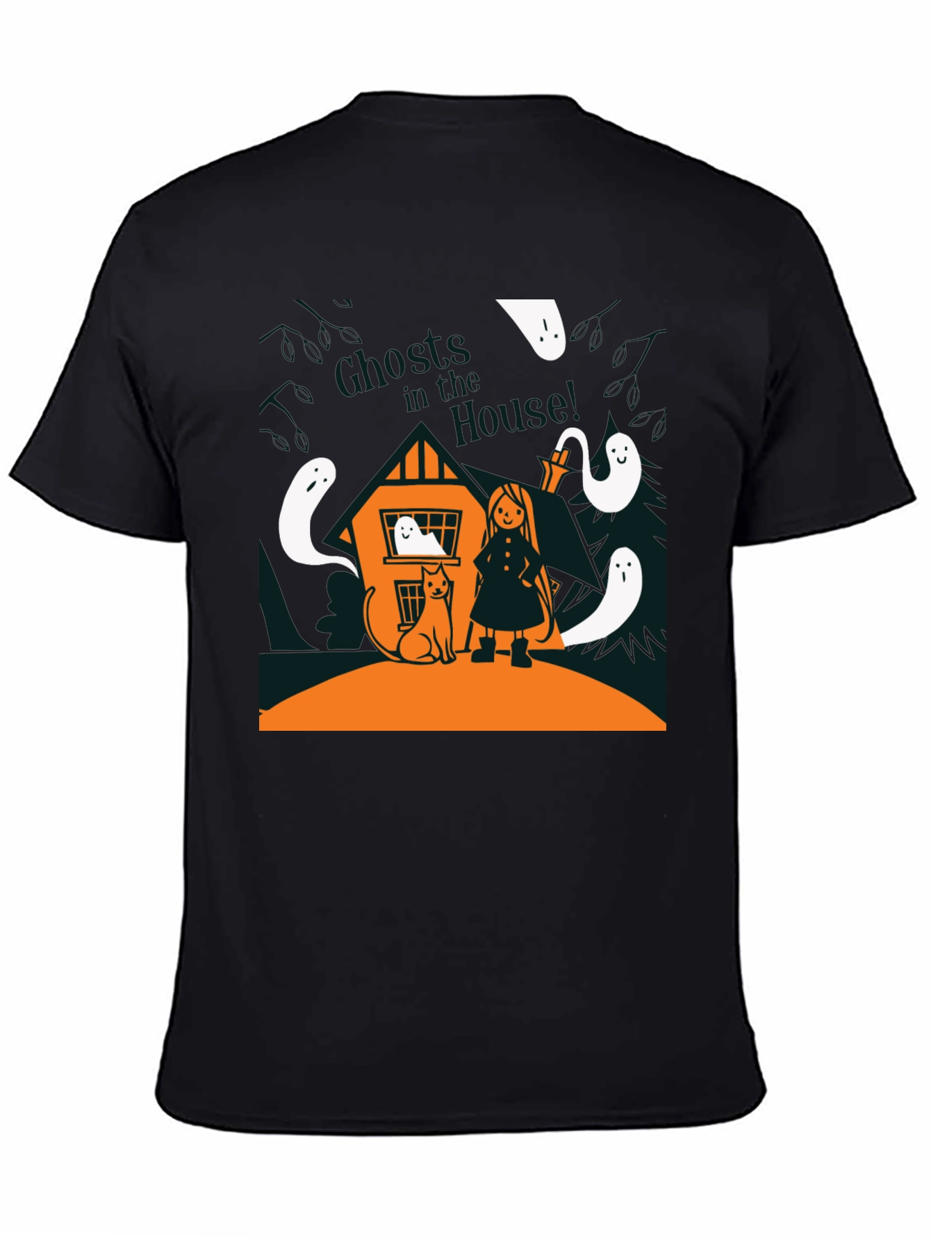 Ghost House Halloween T-Shirt