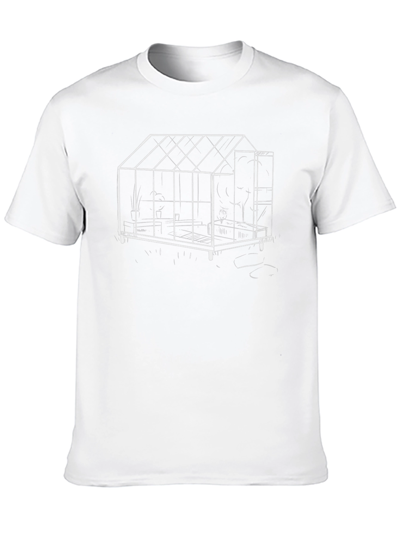 Greenhouse Sketch Black T-Shirt