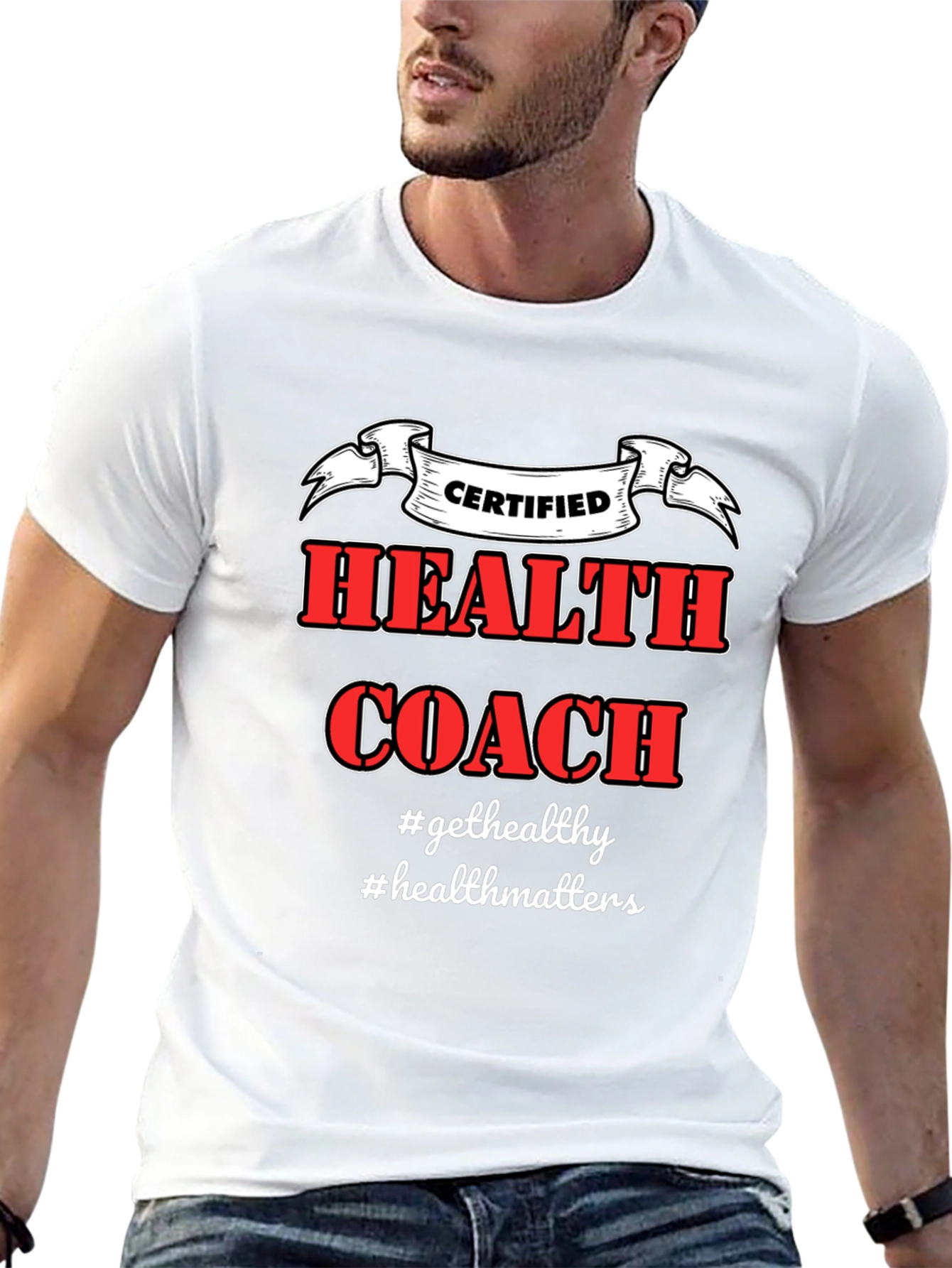Certified Health Coach T-Shirt - Get Healthy!