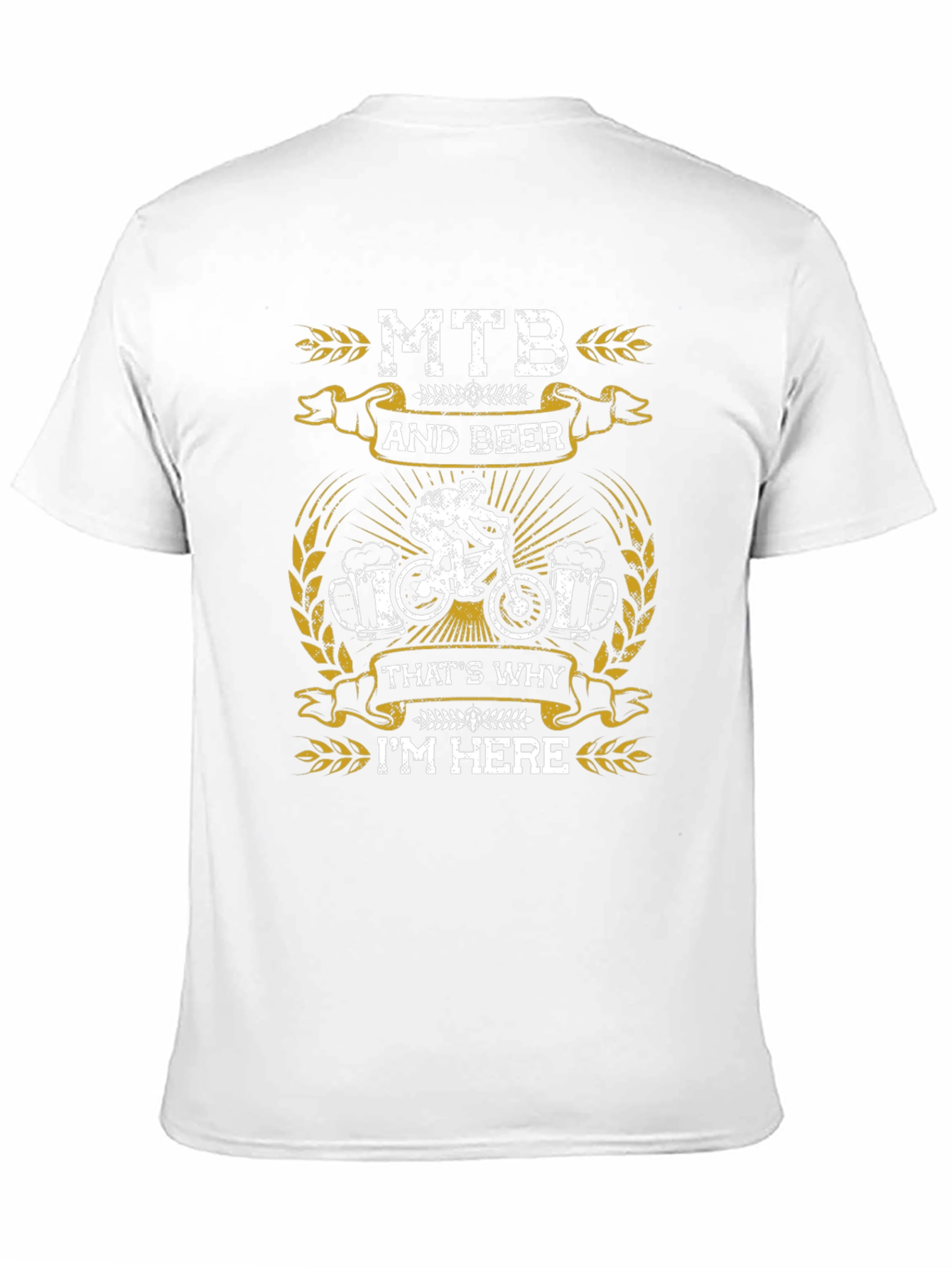 MTB and Beer Graphic T-Shirt