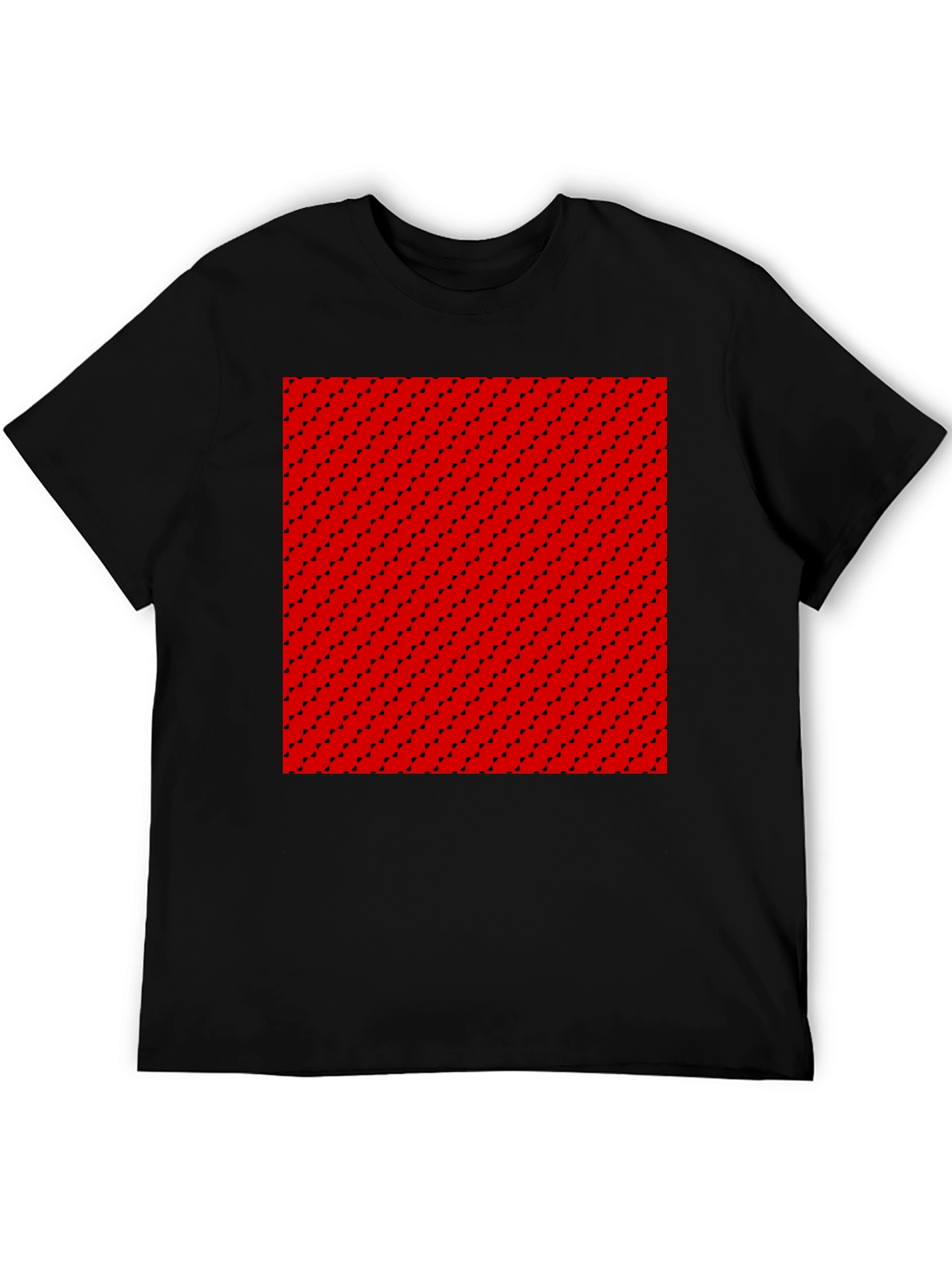 Red Patterned Tee