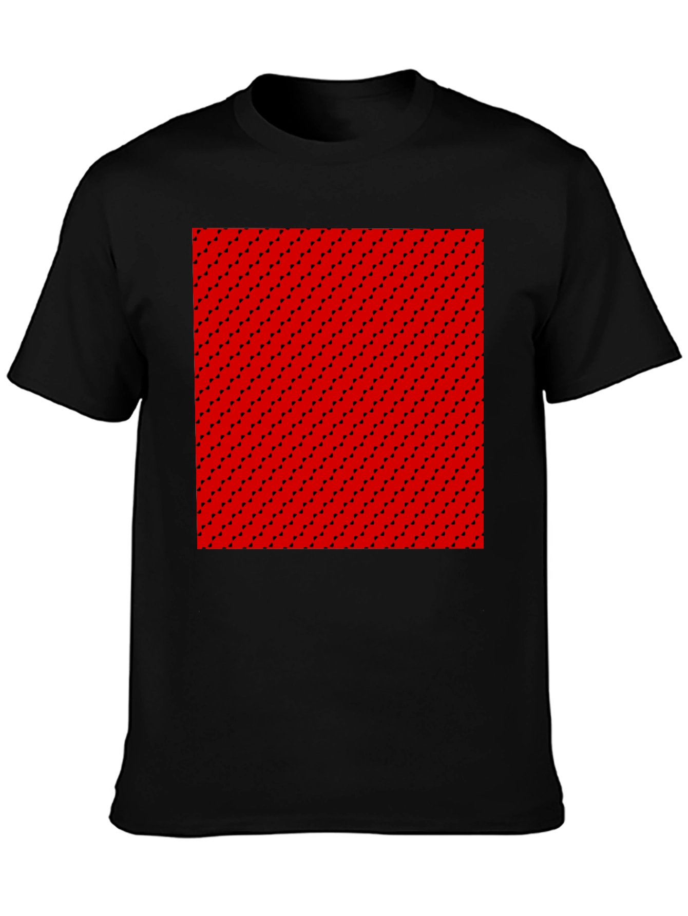Red Patterned Tee