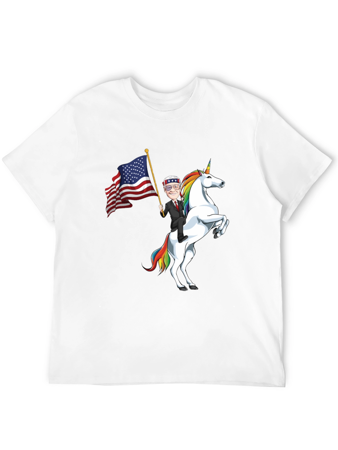 Patriotic Joe Biden Unicorn Graphic Tee