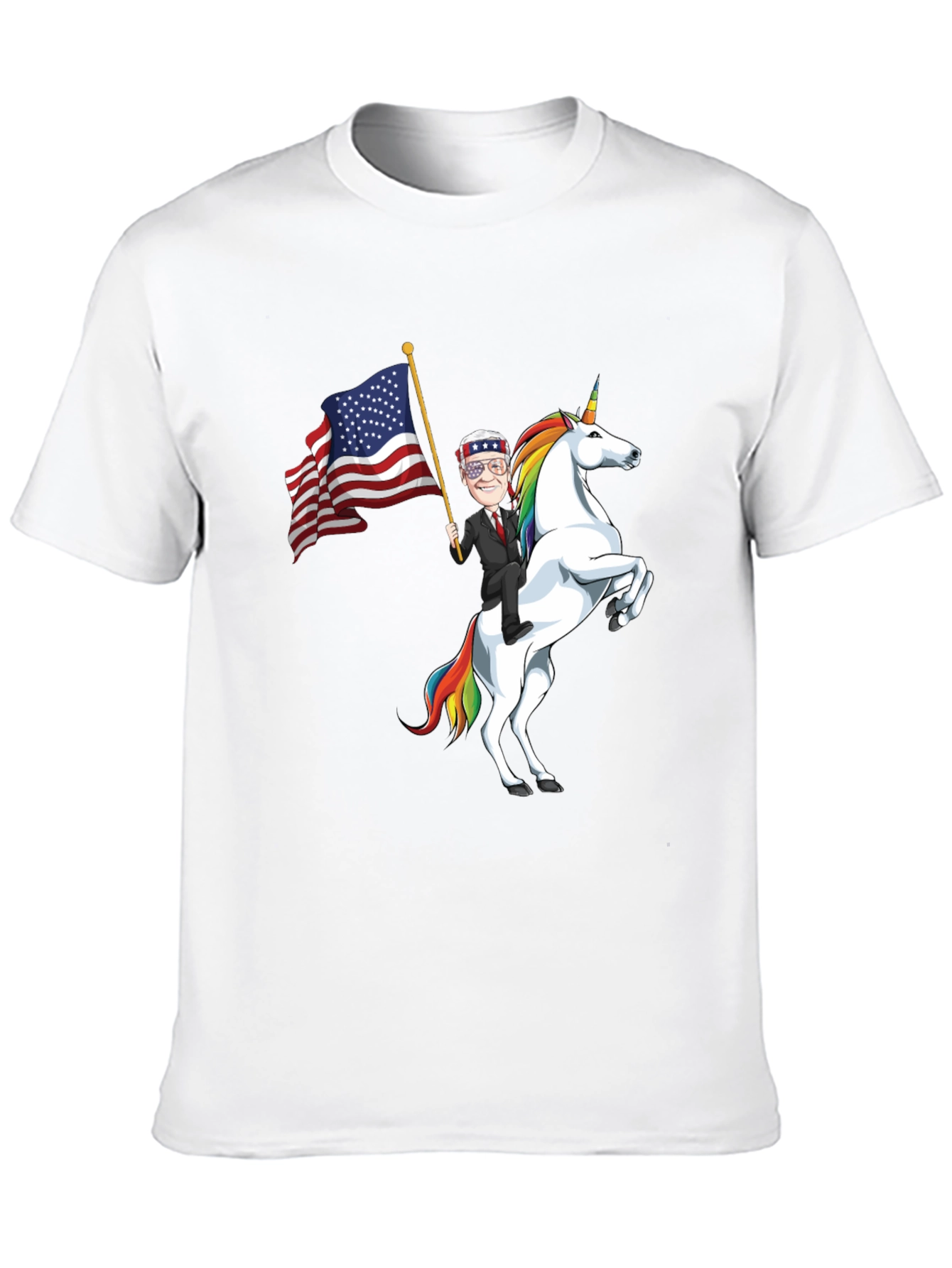 Patriotic Joe Biden Unicorn Graphic Tee