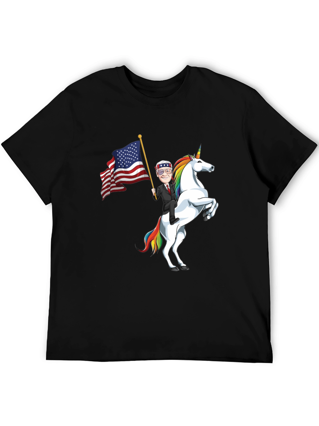Patriotic Joe Biden Unicorn Graphic Tee
