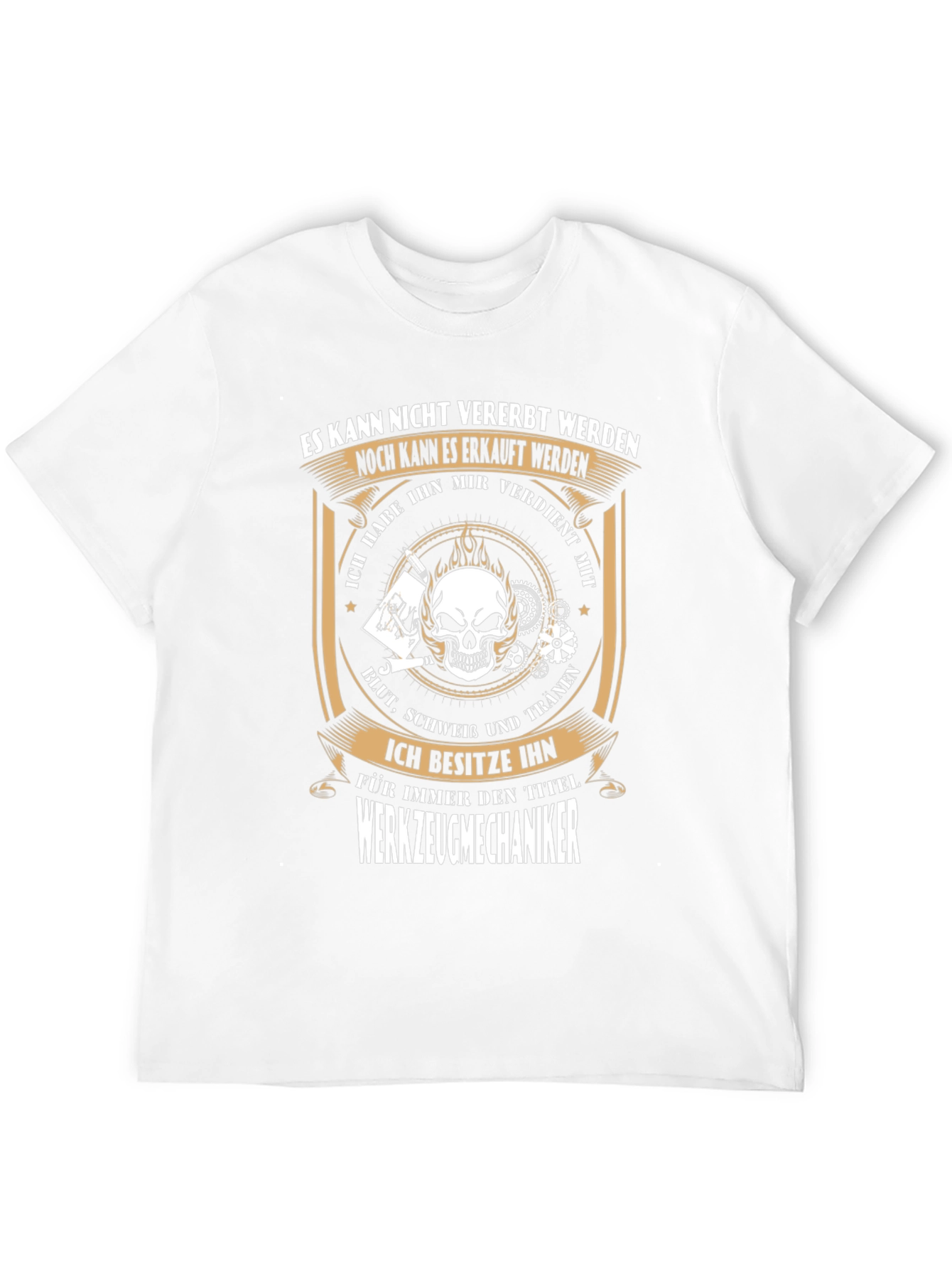 Werkzeugmechaniker Skull T-Shirt
