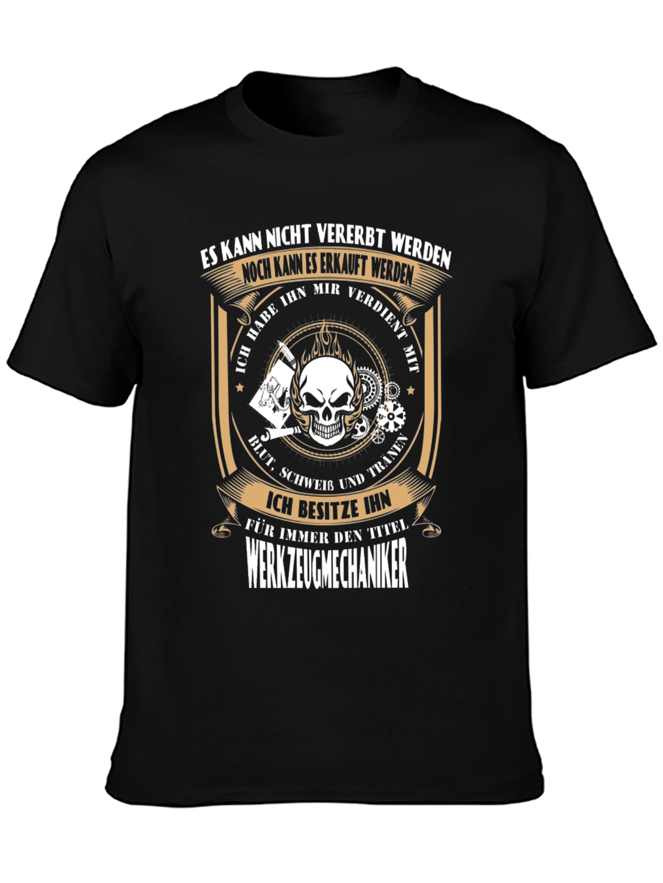 Werkzeugmechaniker Skull T-Shirt