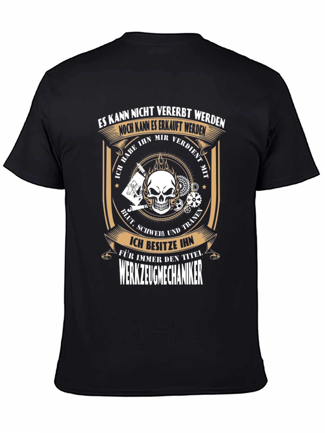 Werkzeugmechaniker Skull T-Shirt