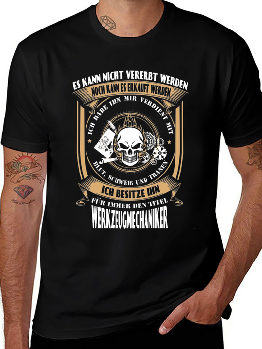 Werkzeugmechaniker Skull T-Shirt