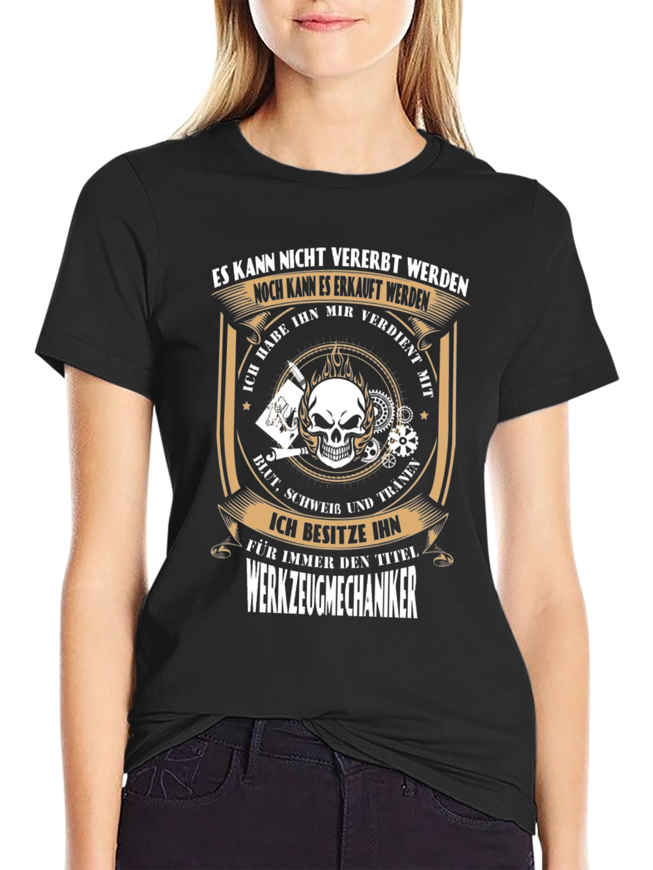 Werkzeugmechaniker Skull T-Shirt