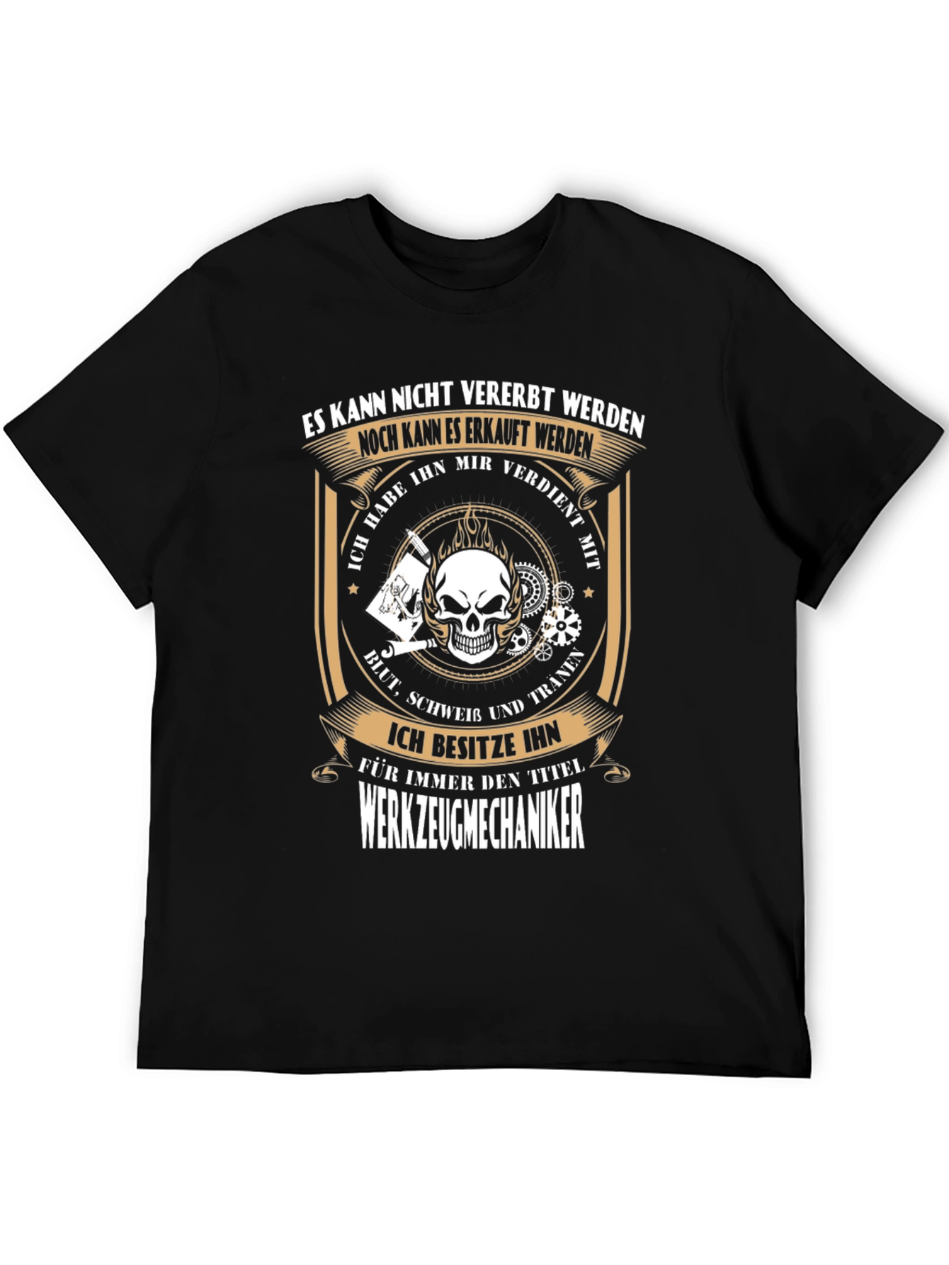 Werkzeugmechaniker Skull T-Shirt