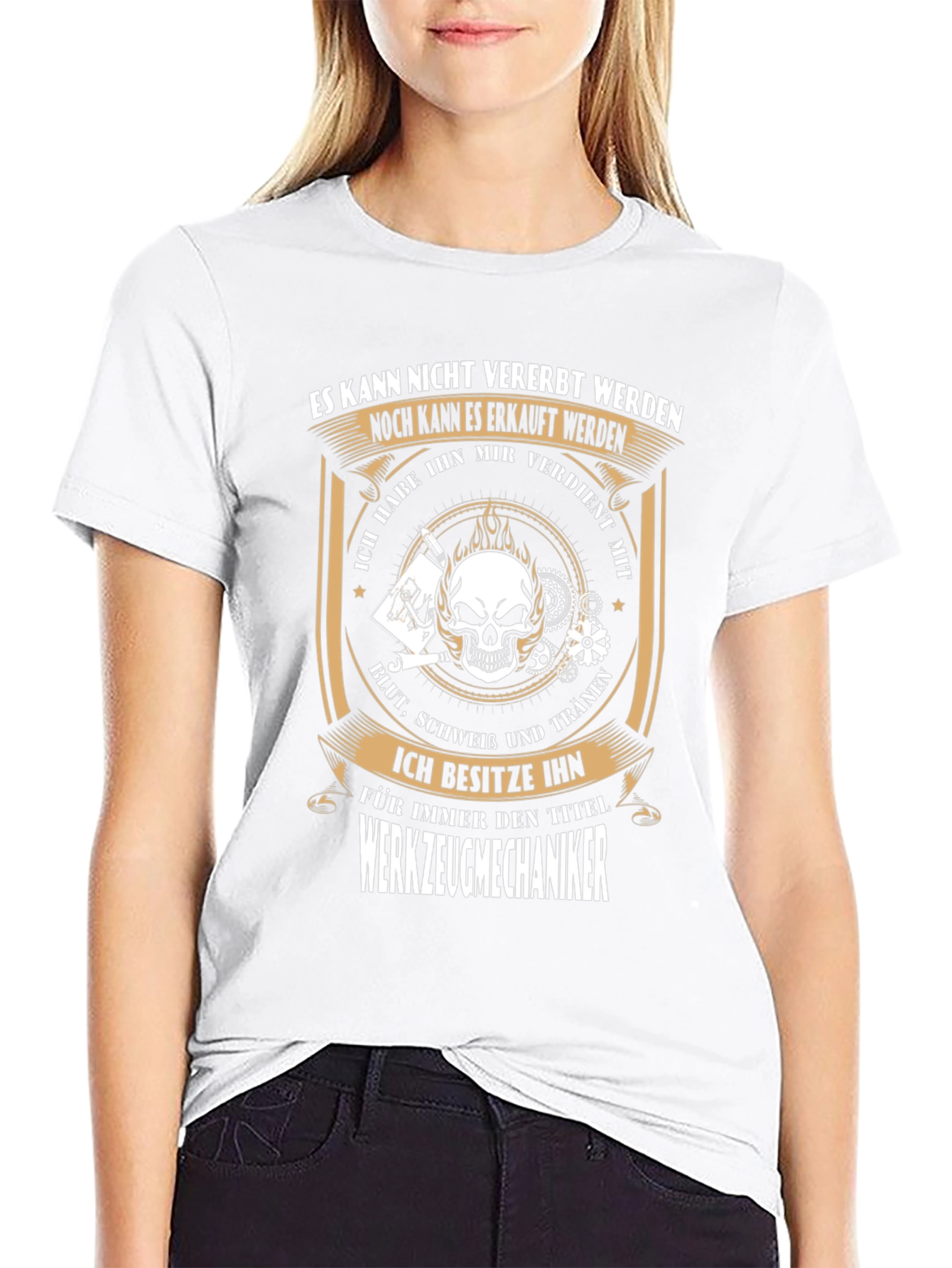 Werkzeugmechaniker Skull T-Shirt