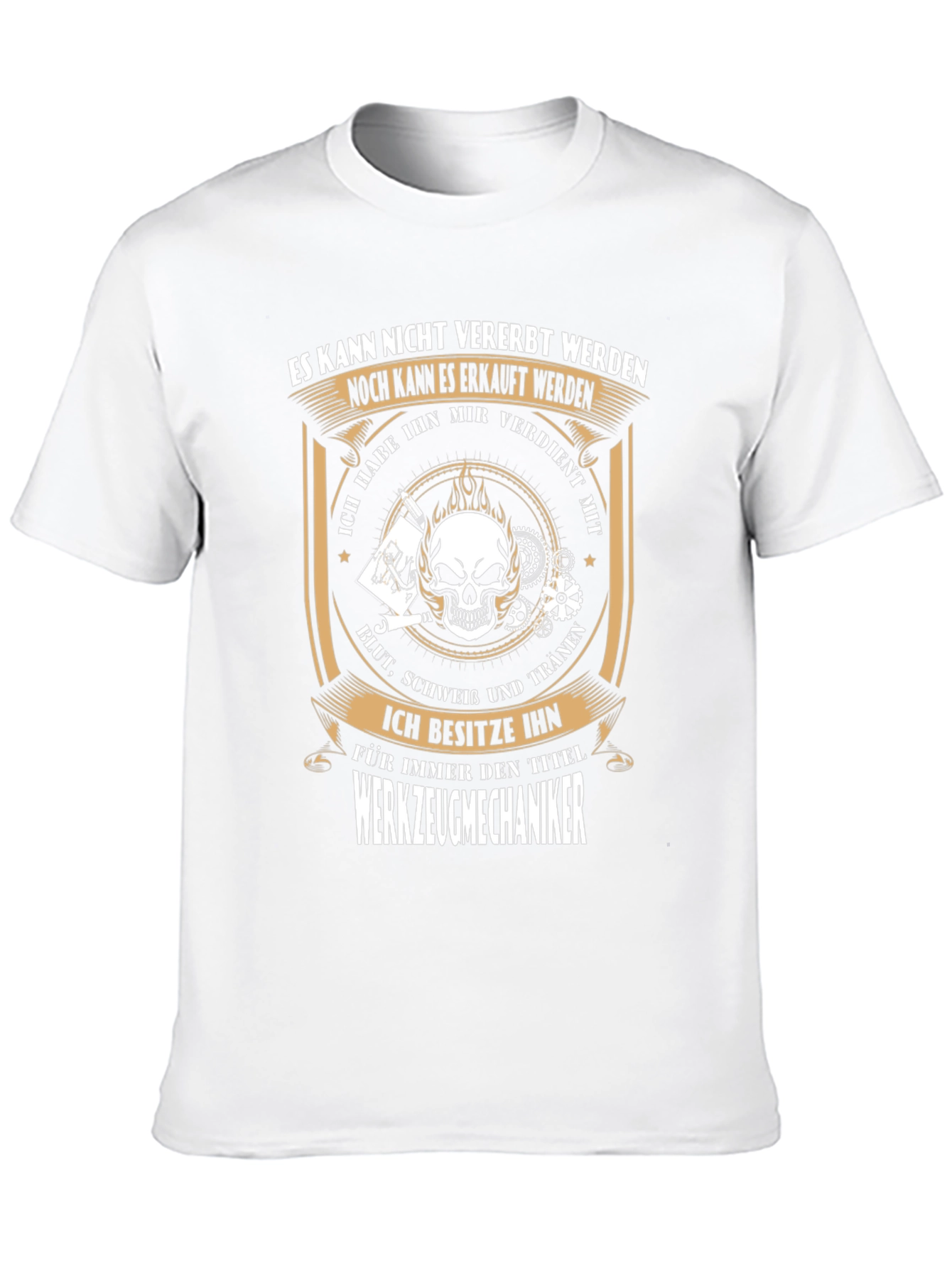 Werkzeugmechaniker Skull T-Shirt
