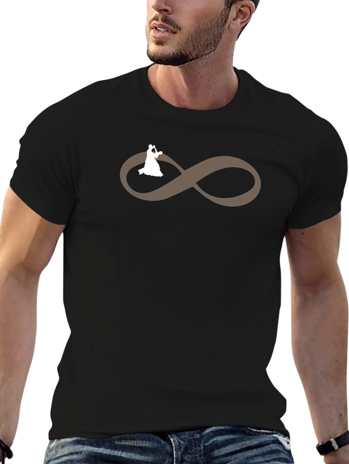 Dancing Infinity Symbol Graphic Tee