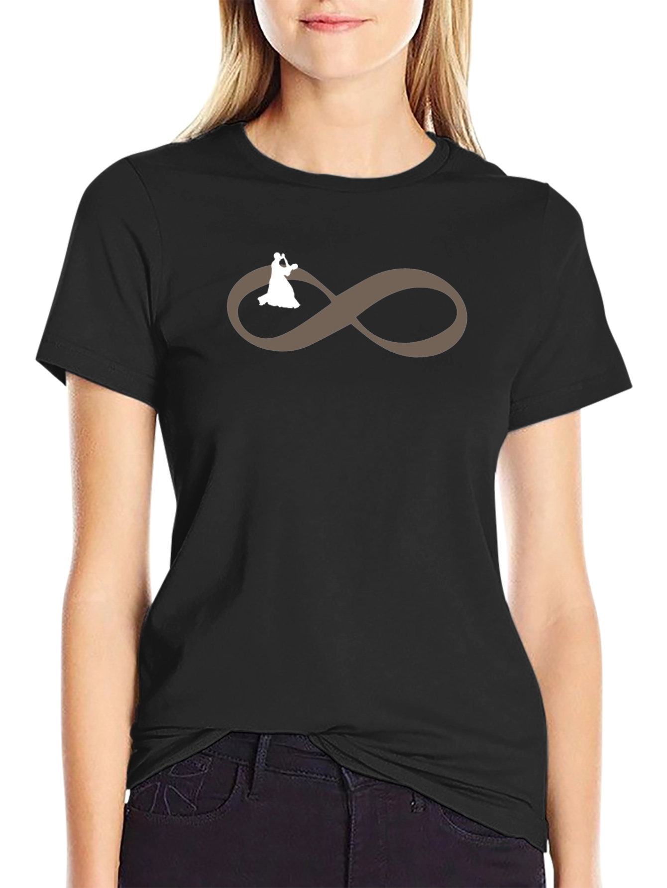 Dancing Infinity Symbol Graphic Tee