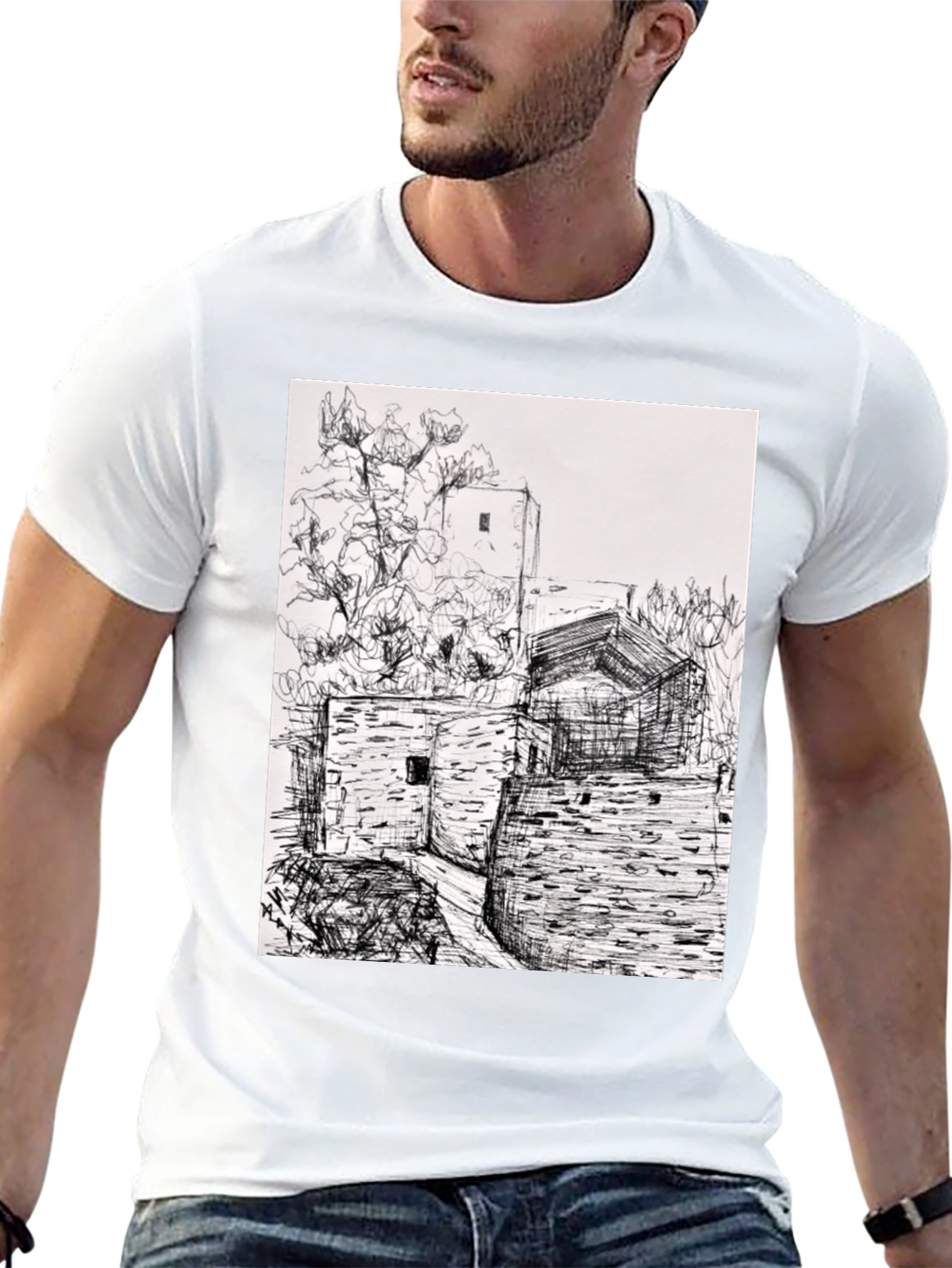 Architectural Sketch T-Shirt
