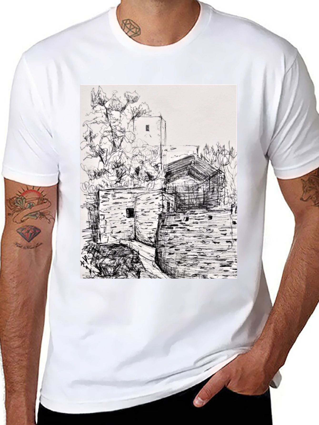 Architectural Sketch T-Shirt
