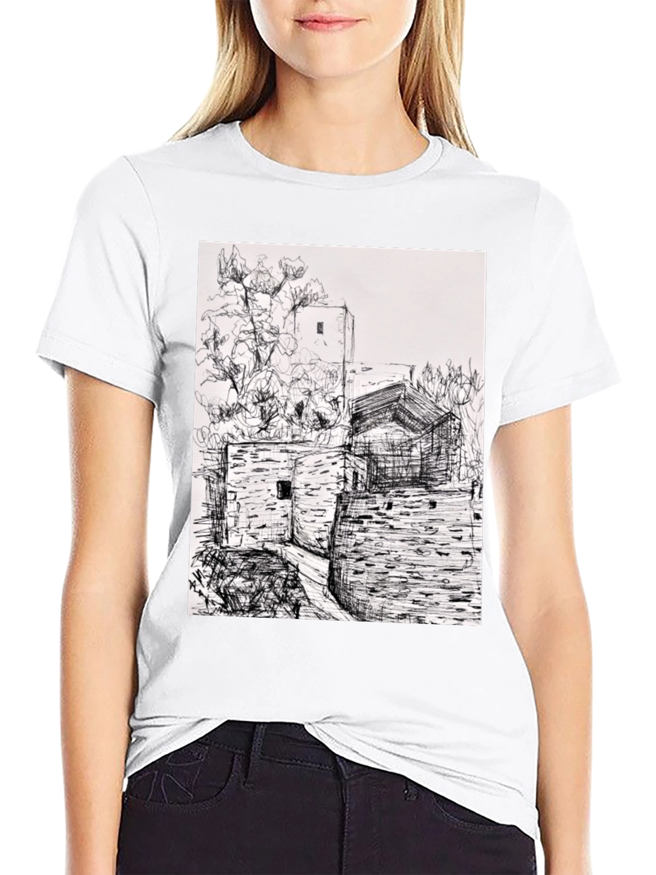 Architectural Sketch T-Shirt