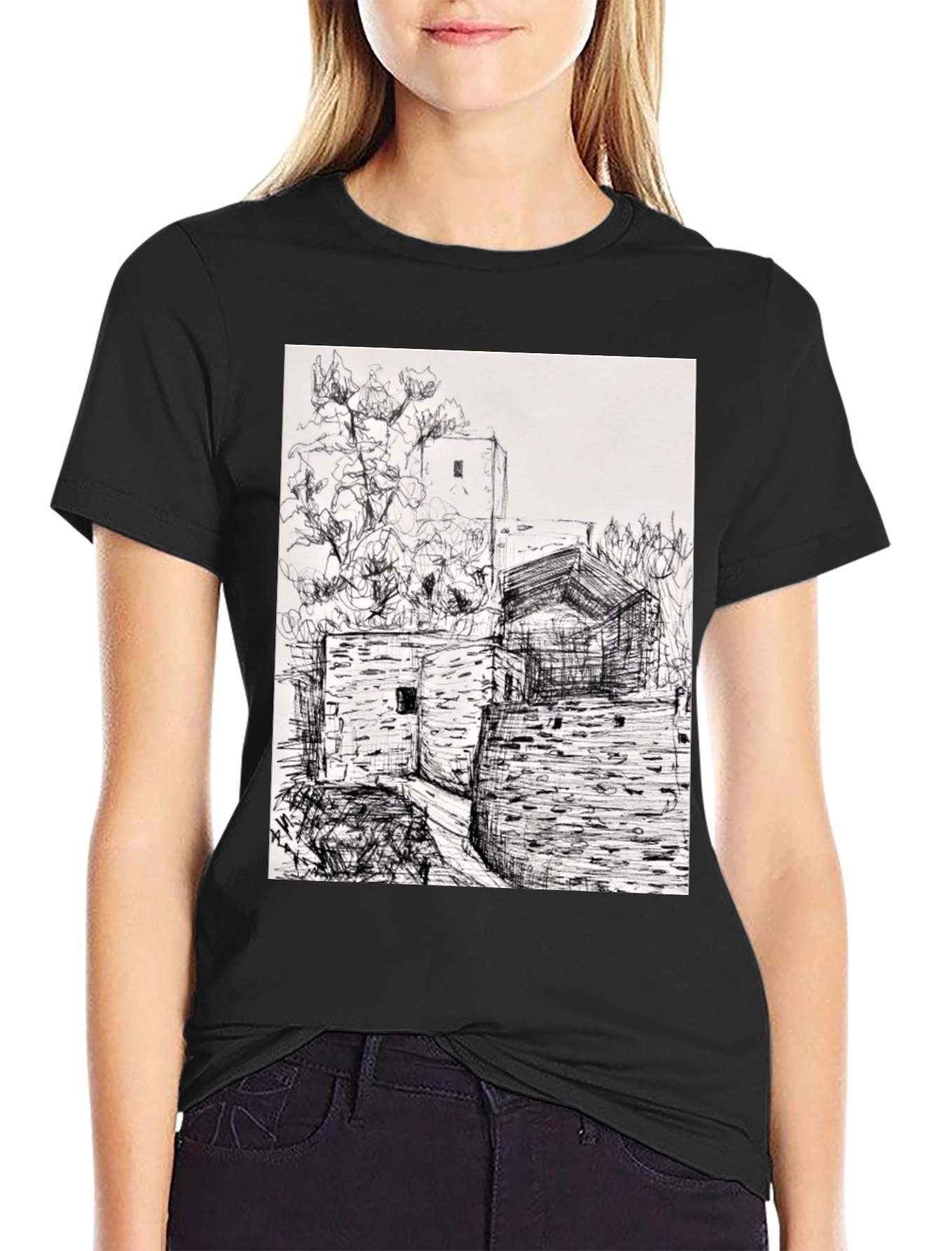 Architectural Sketch T-Shirt