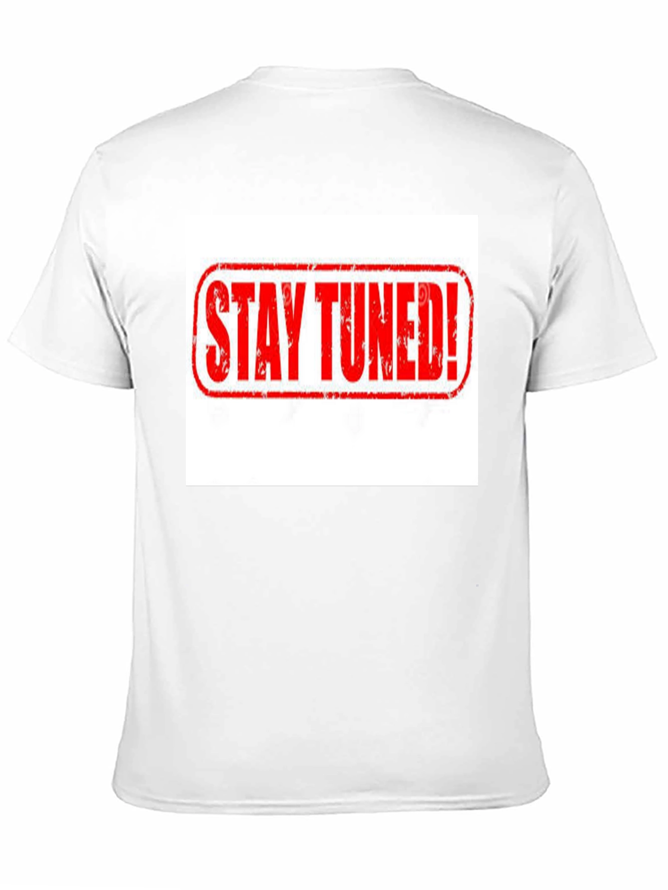 Stay Tuned! Graphic Black T-Shirt