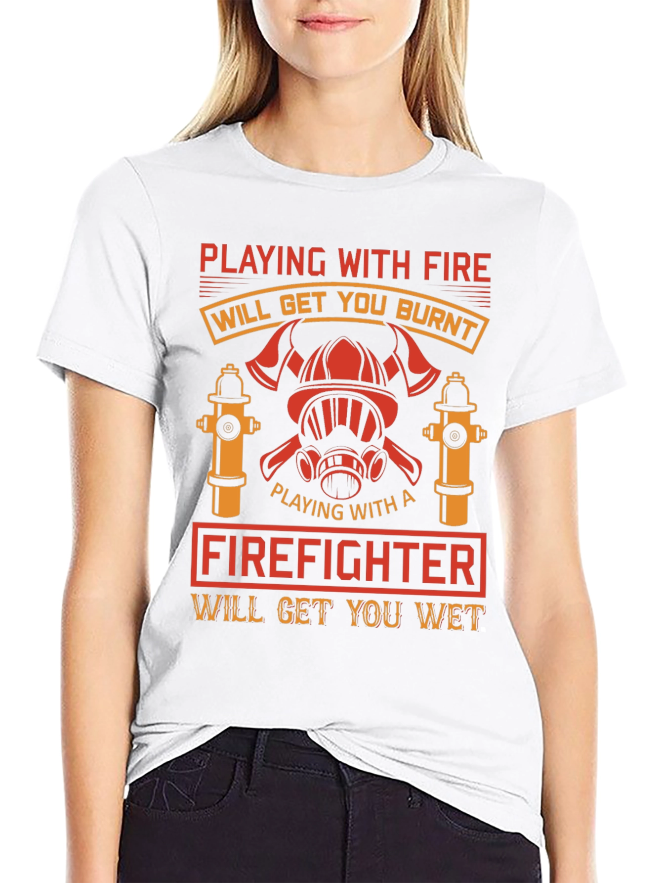 Firefighter Humor Graphic T-Shirt