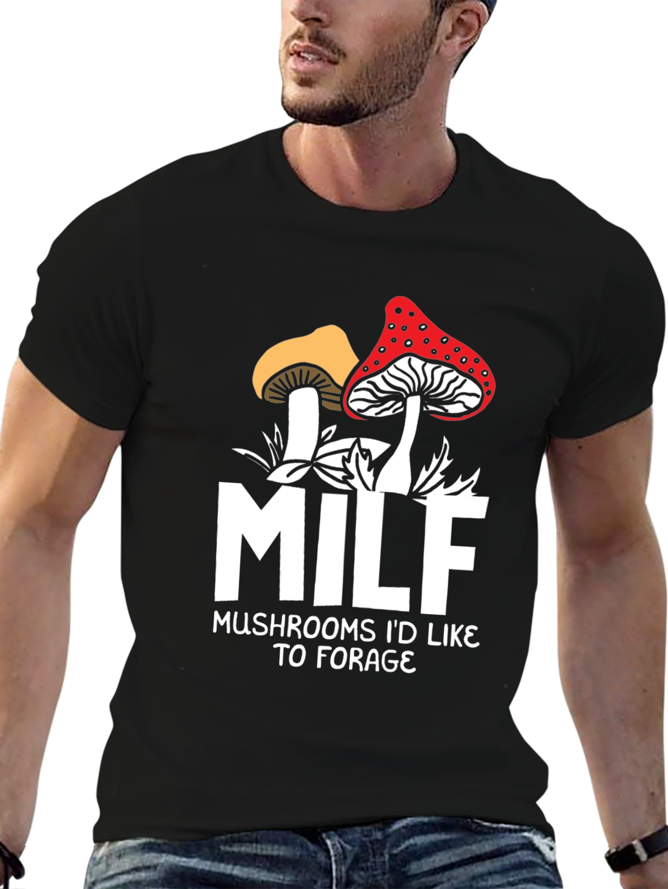 MILF Mushrooms T-Shirt: Forage Humor Tee