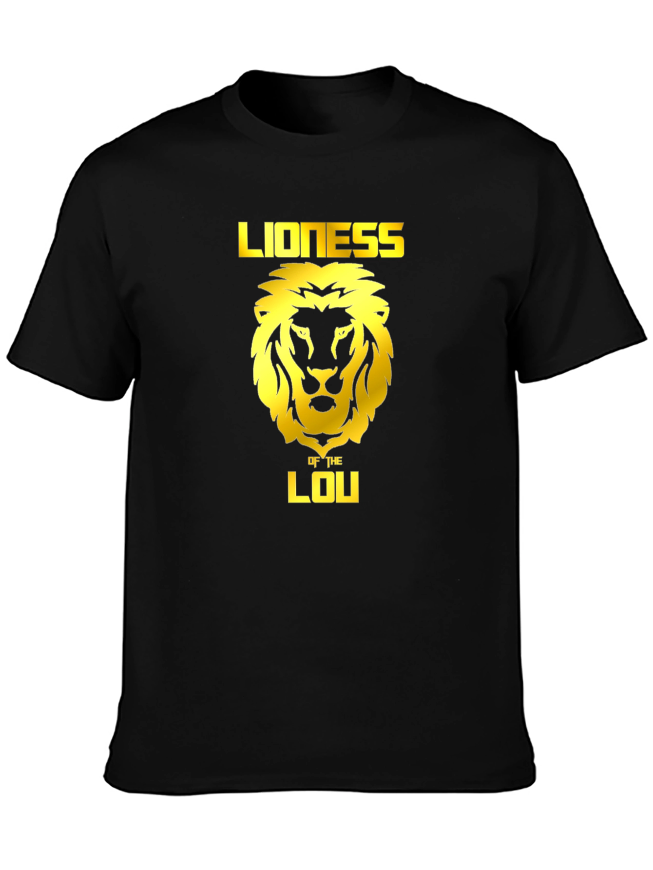 Lioness of the Lou Black T-Shirt - Graphic Tee