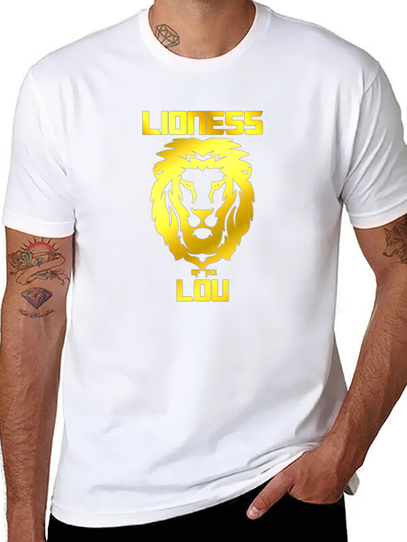 Lioness of the Lou Black T-Shirt - Graphic Tee