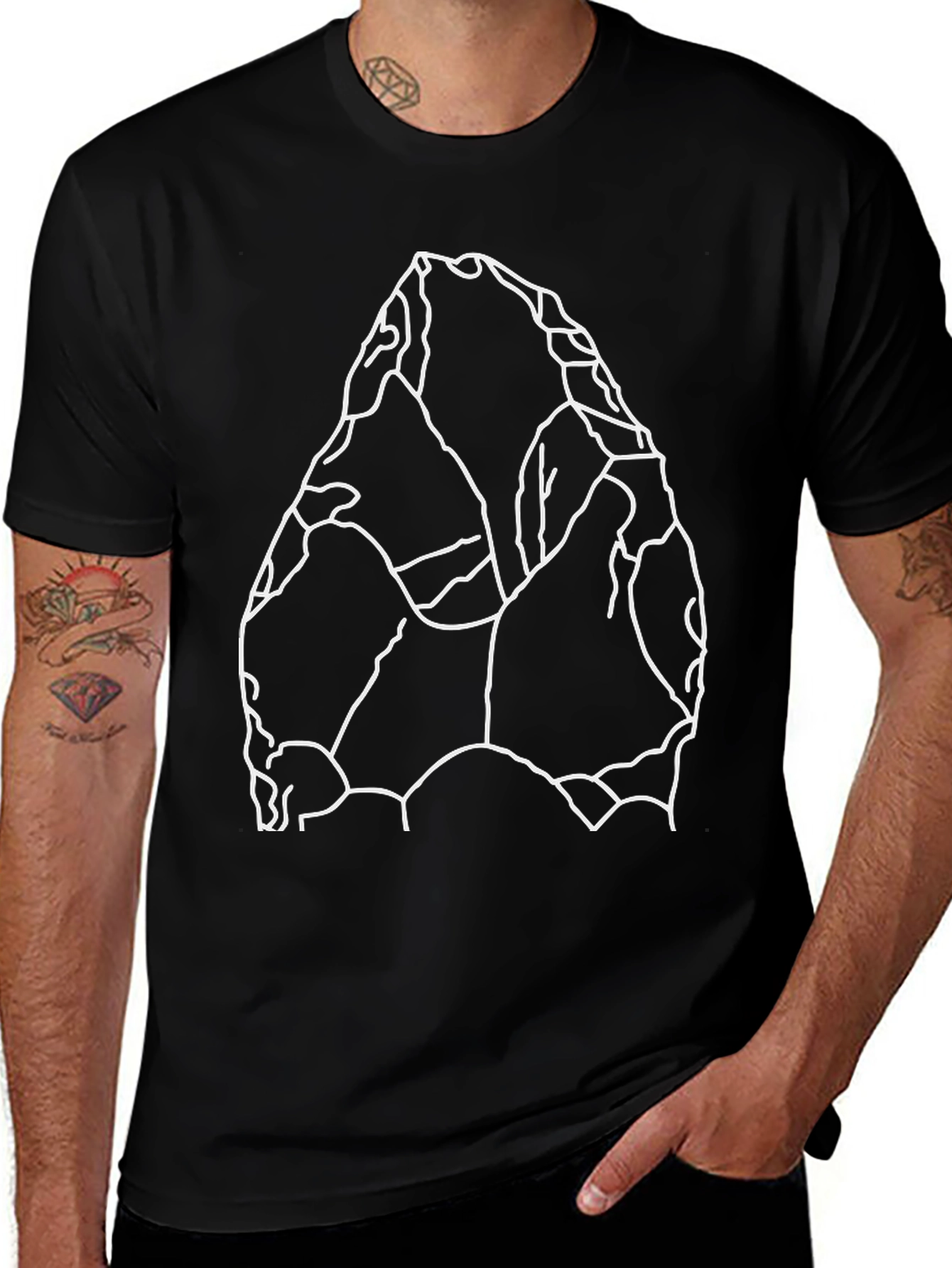 Stone Age Arrowhead Graphic T-Shirt