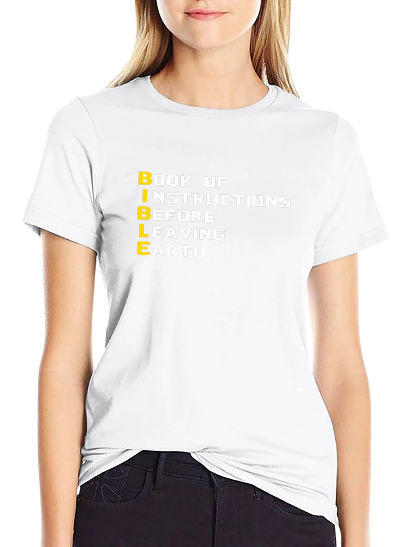 BIBLE Instructions Graphic T-Shirt